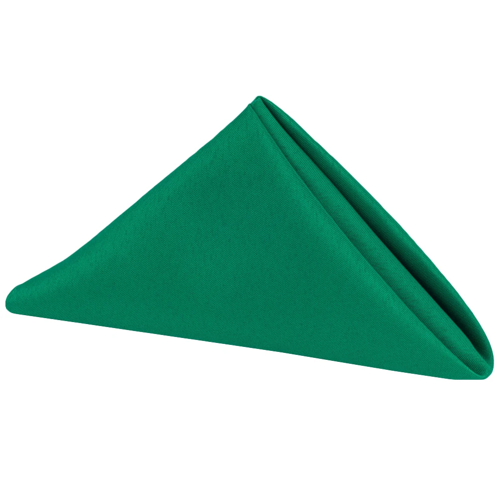 Premium Polyester Napkin 20"x20" - Emerald Green