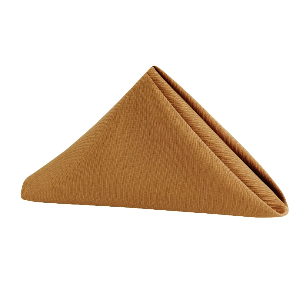 Premium Polyester Napkin 20"x20" - Gold