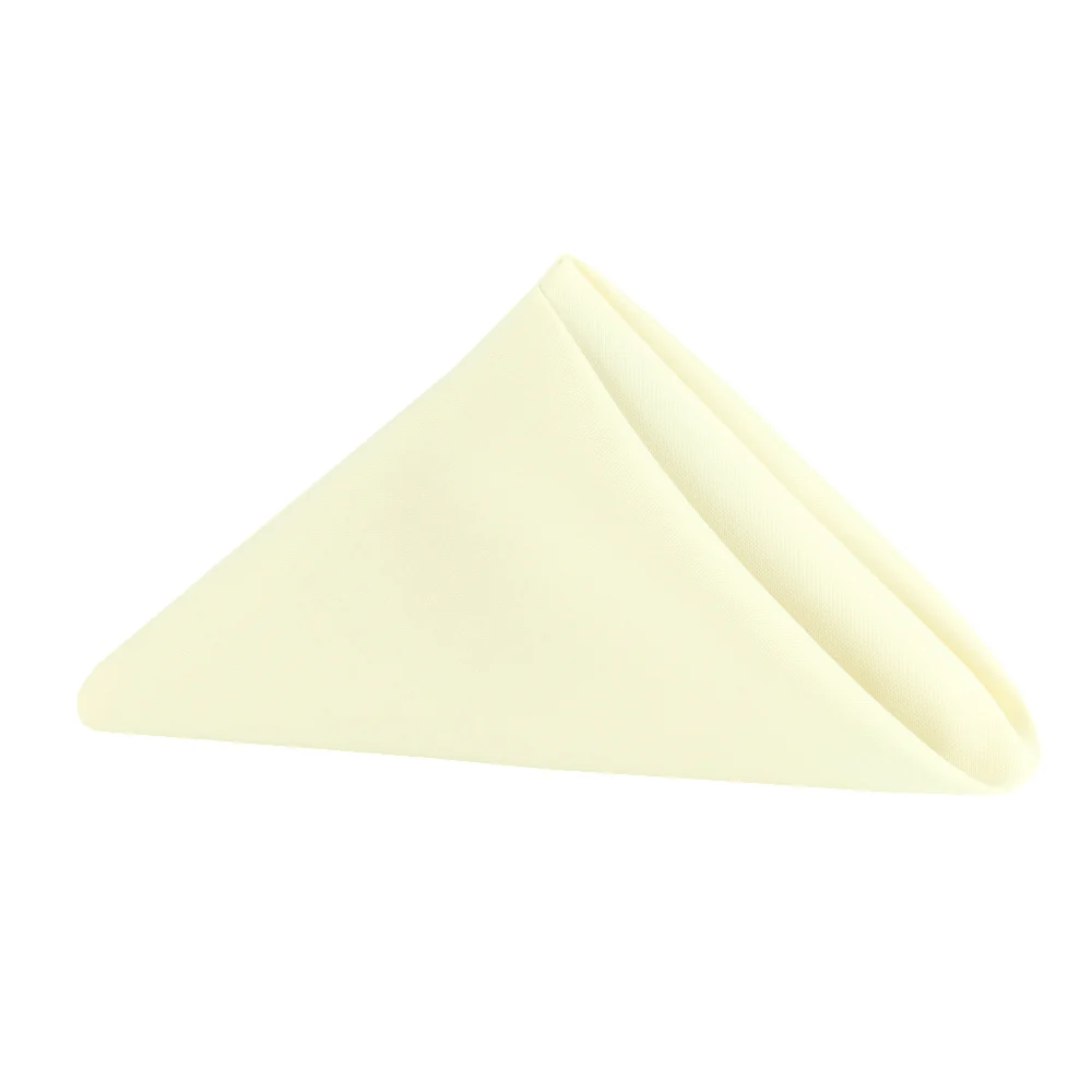 Premium Polyester Napkin 20"x20" - Ivory