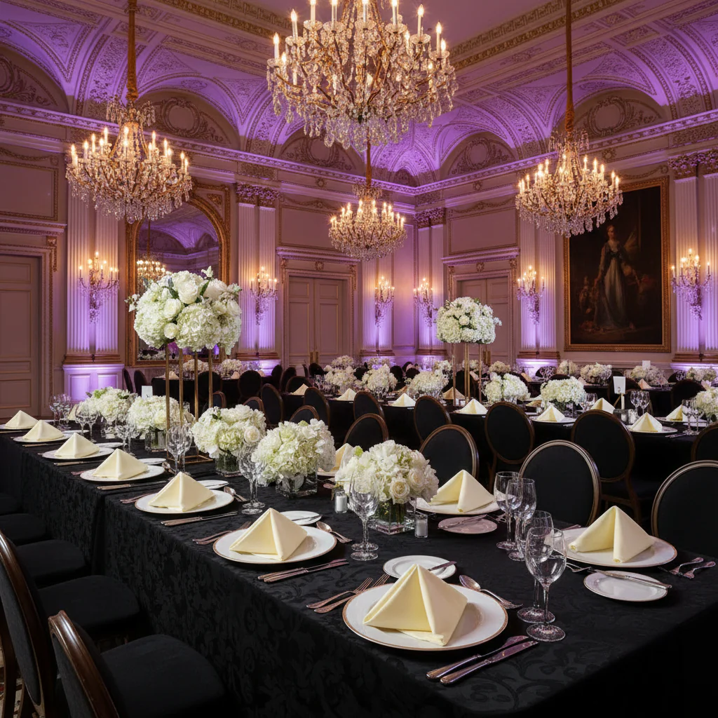 Premium Polyester Napkin 20"x20" - Ivory - Image 4