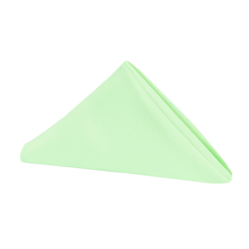 Premium Polyester Napkin 20"x20" - Mint Green - Image 2