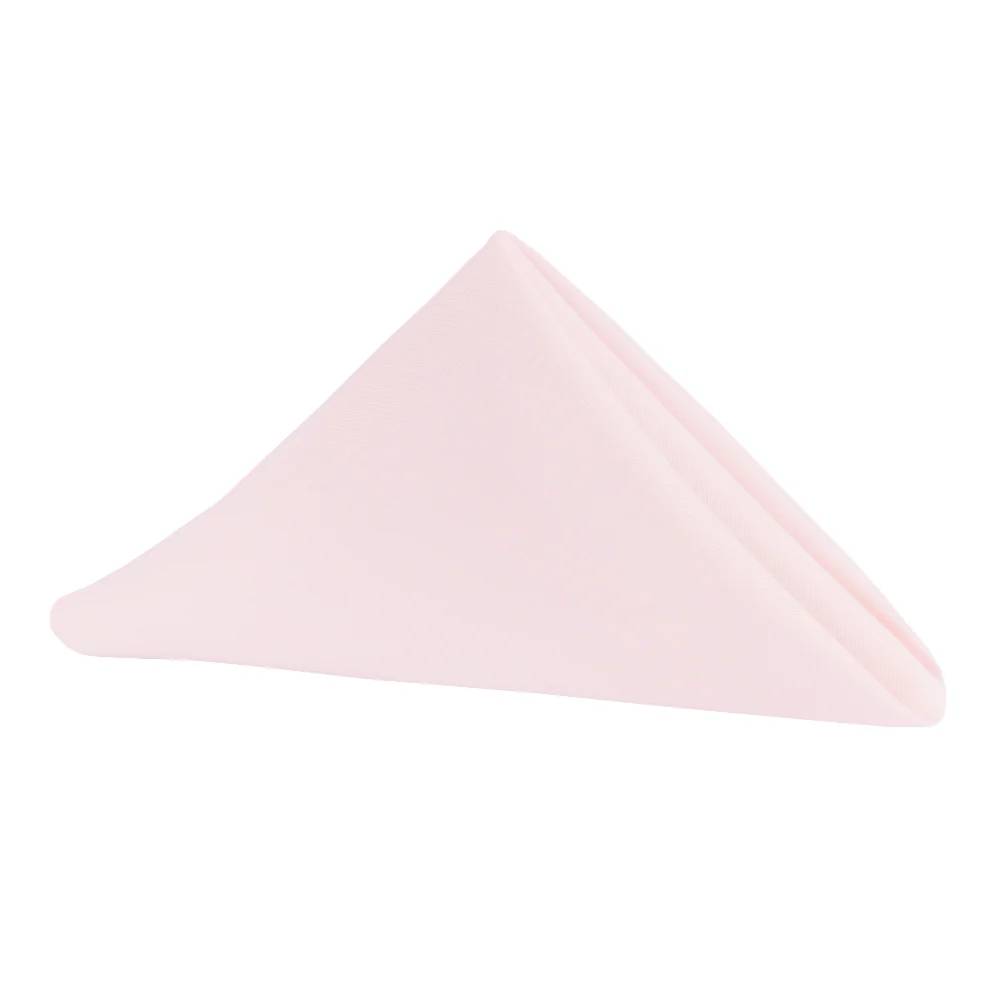 Premium Polyester Napkin 20"x20" - Pastel Pink
