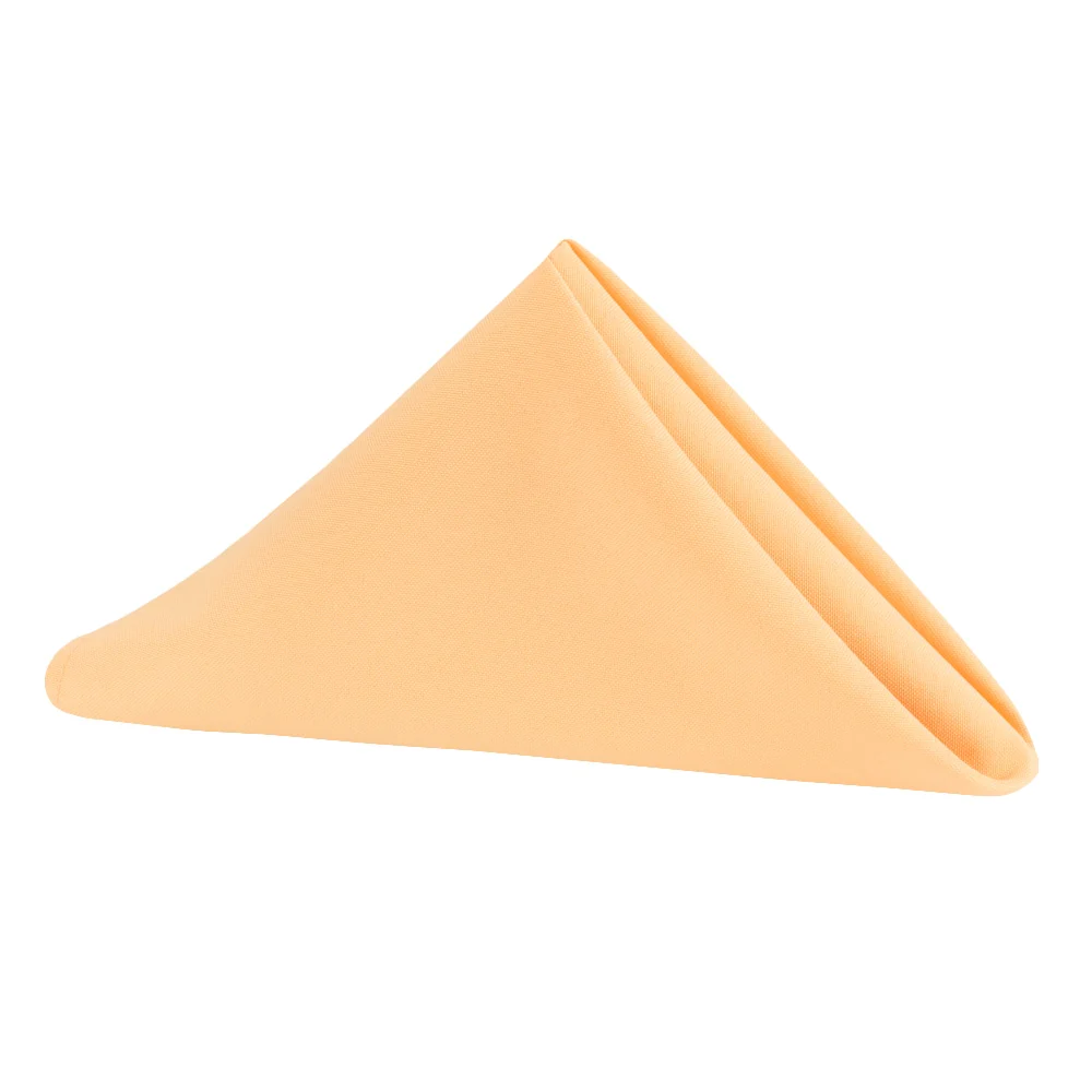 Premium Polyester Napkin 20"x20" - Peach