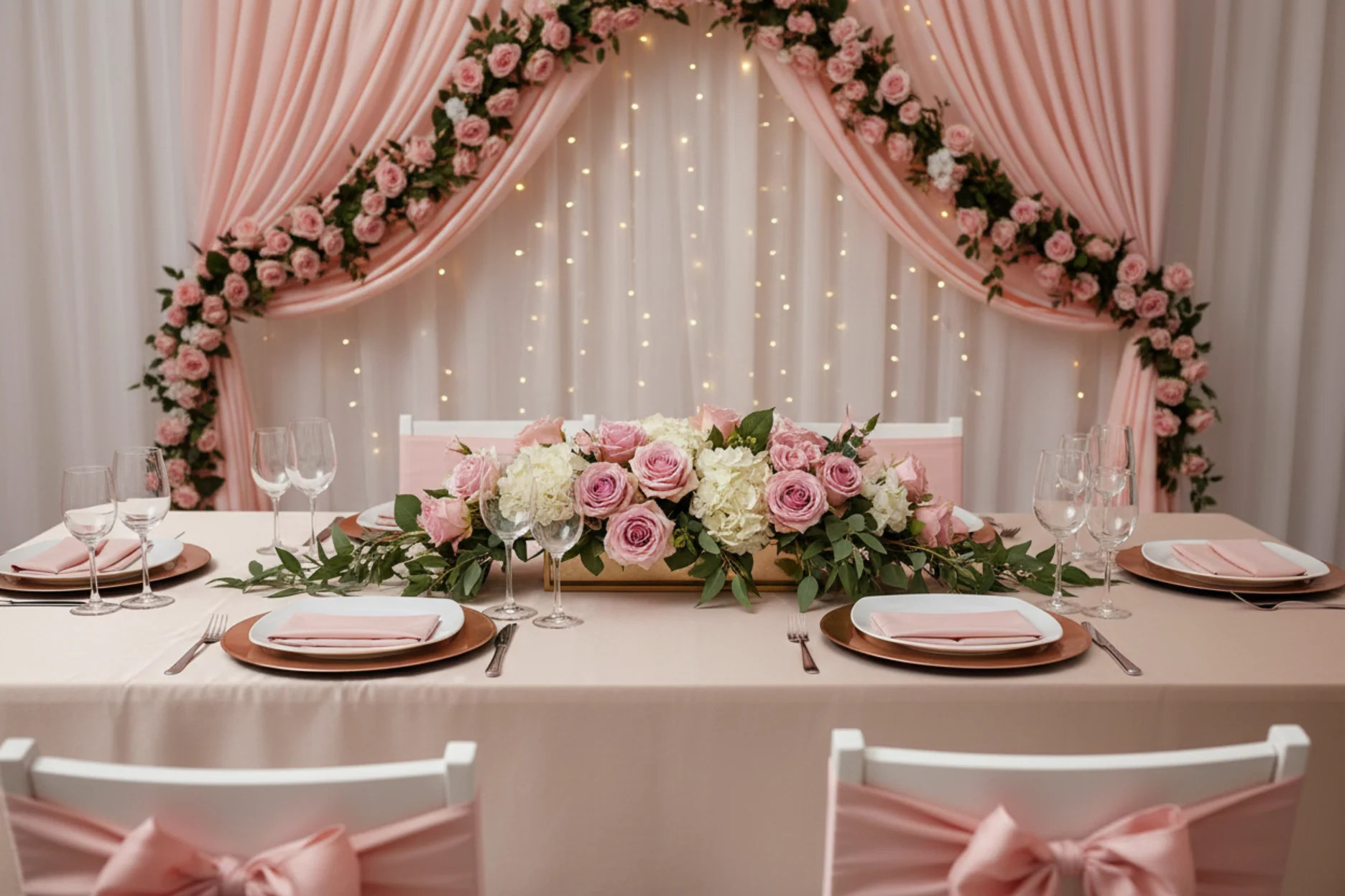 Premium Polyester Napkin 20"x20" - Pink - Image 3