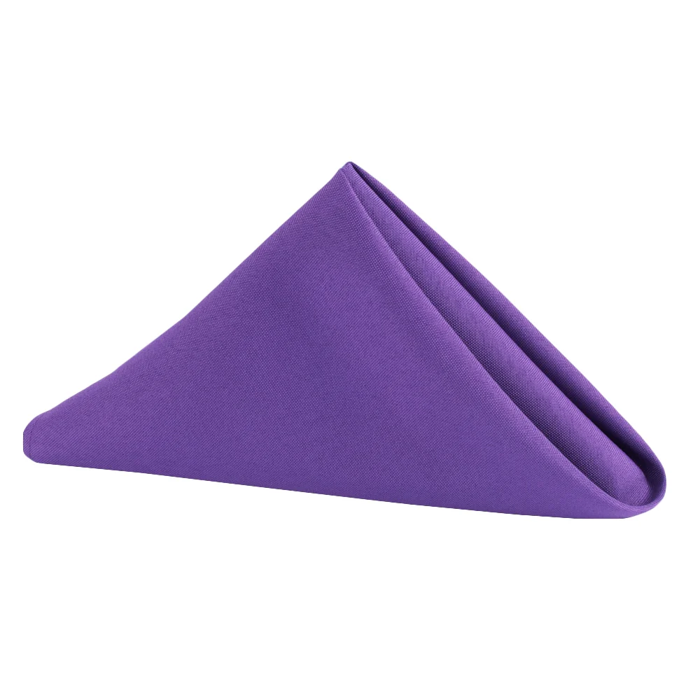 Premium Polyester Napkin 20"x20" - Purple