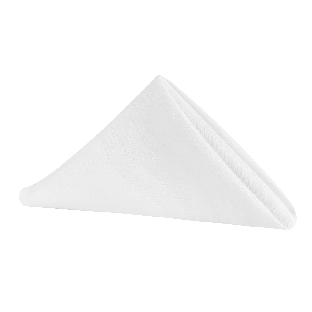 Premium Polyester Napkin 20"x20" - White