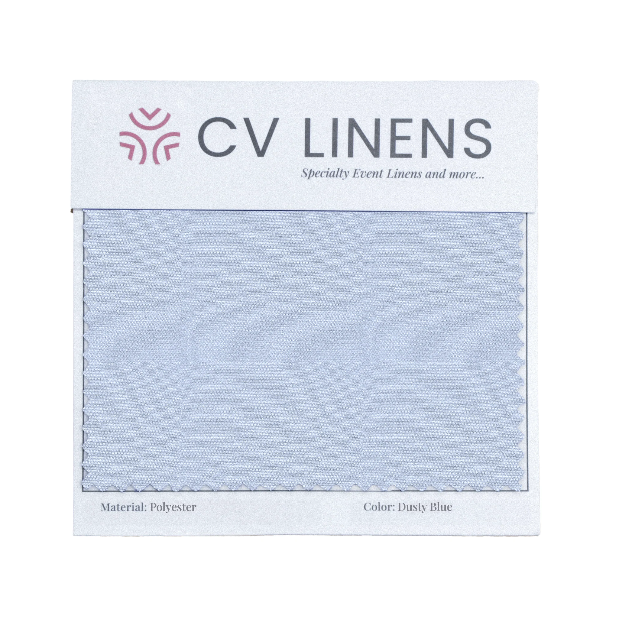 Polyester Swatch Card - Dusty Blue