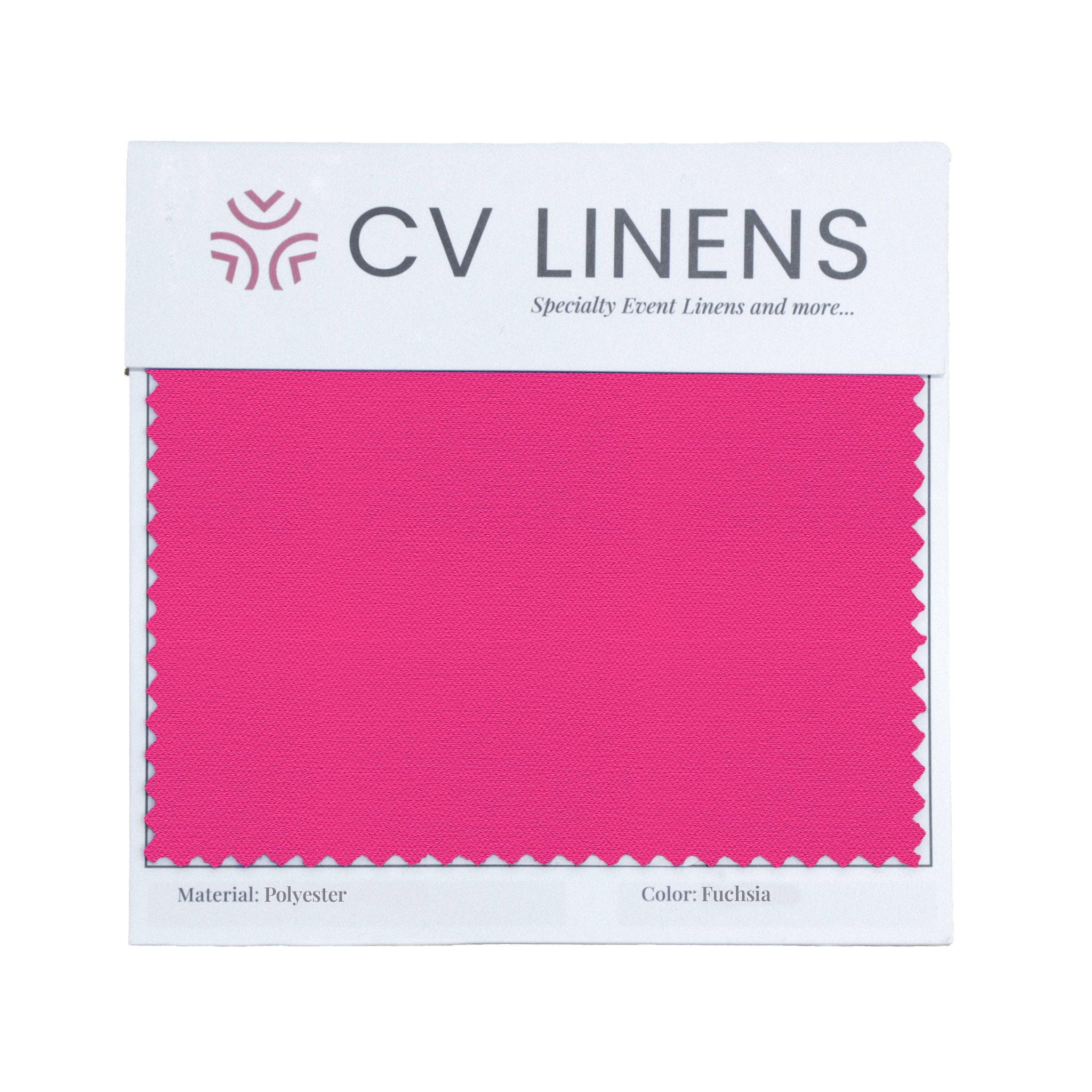 Polyester Swatch Card - Fuchsia
