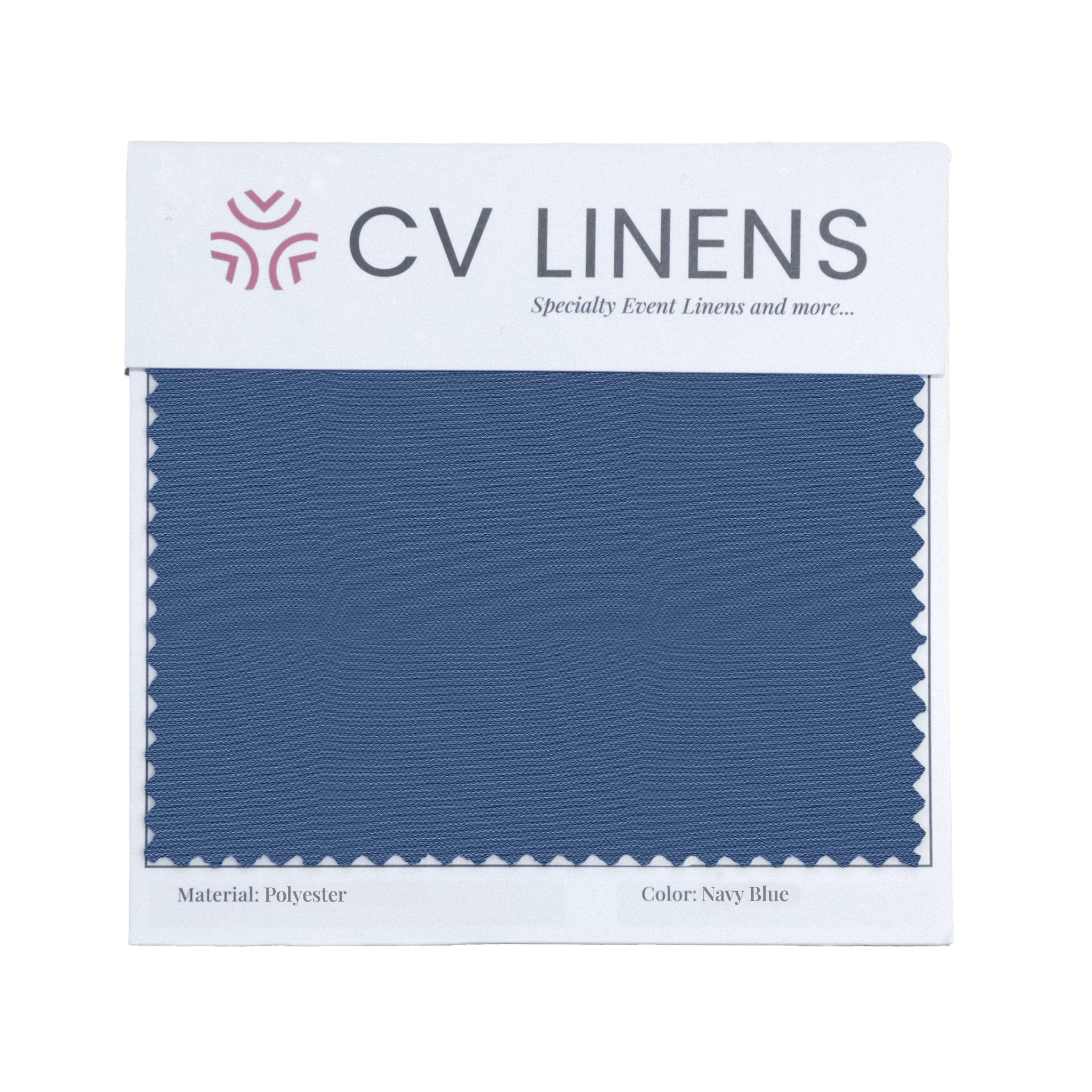 Polyester Swatch Card - Navy Blue