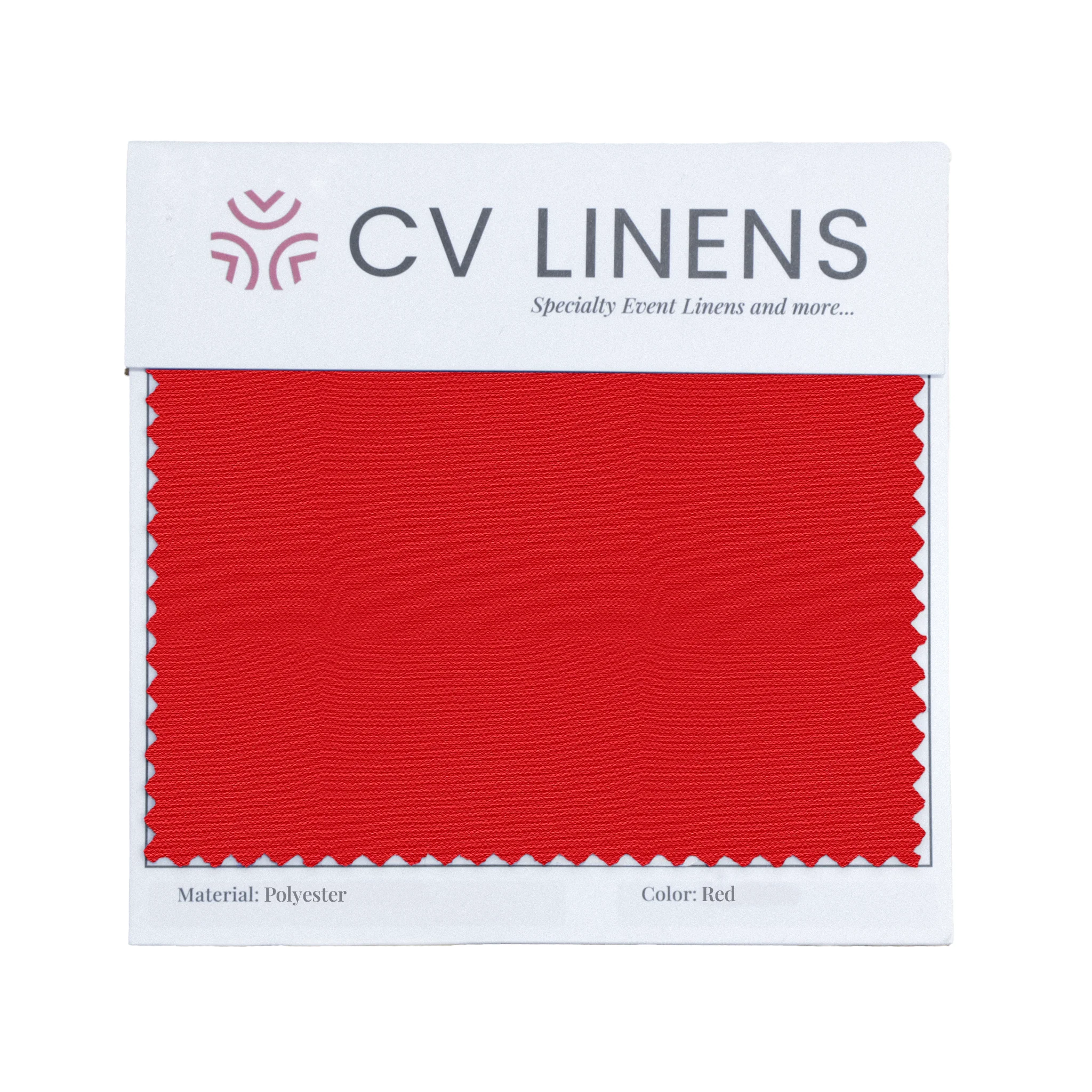 Polyester Swatch Card - Red