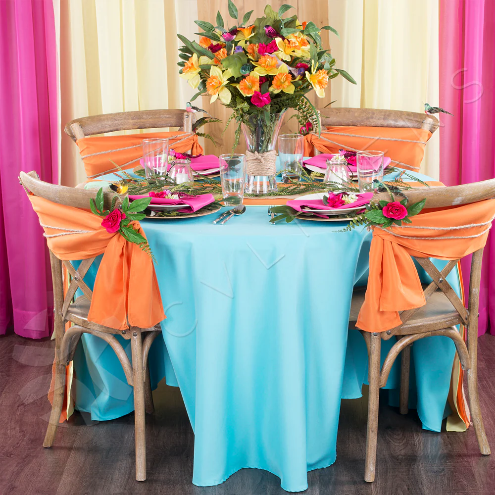 Polyester Table Runner - Burnt Orange - Image 2