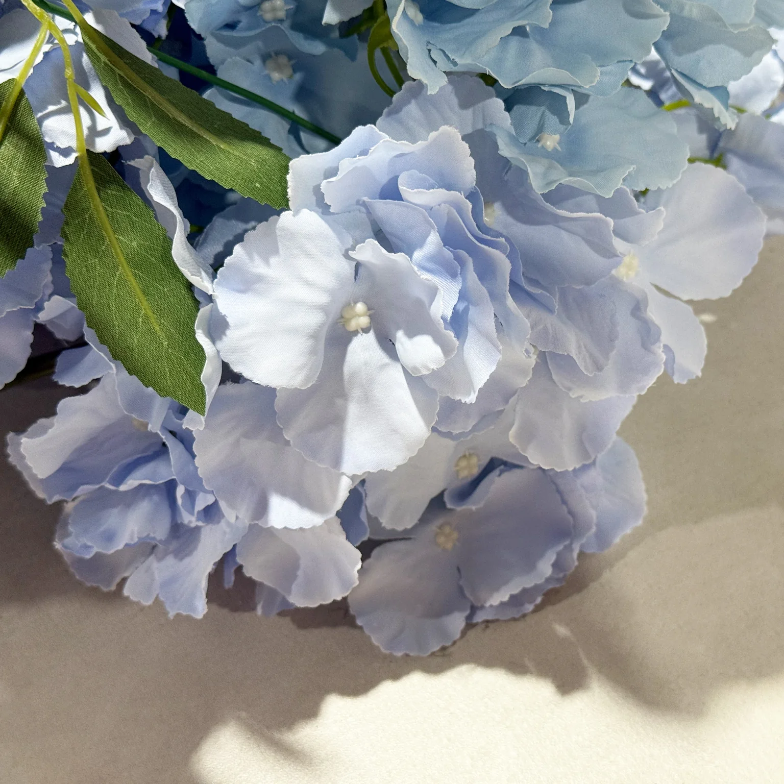2 pcs/pk Premade Flower Backdrop Arch/Table Runner Decor - Baby Blue - Image 8