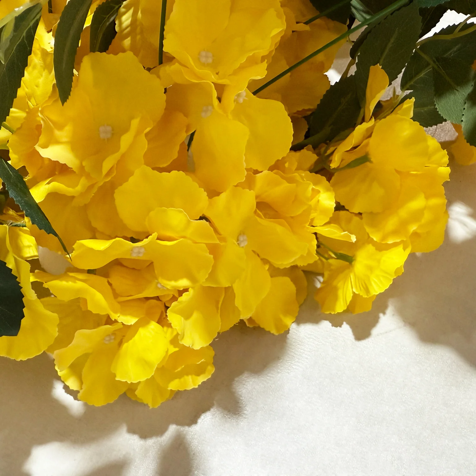 2 pcs/pk Premade Flower Backdrop Arch/Table Runner Decor - Pastel Yellow - Image 8