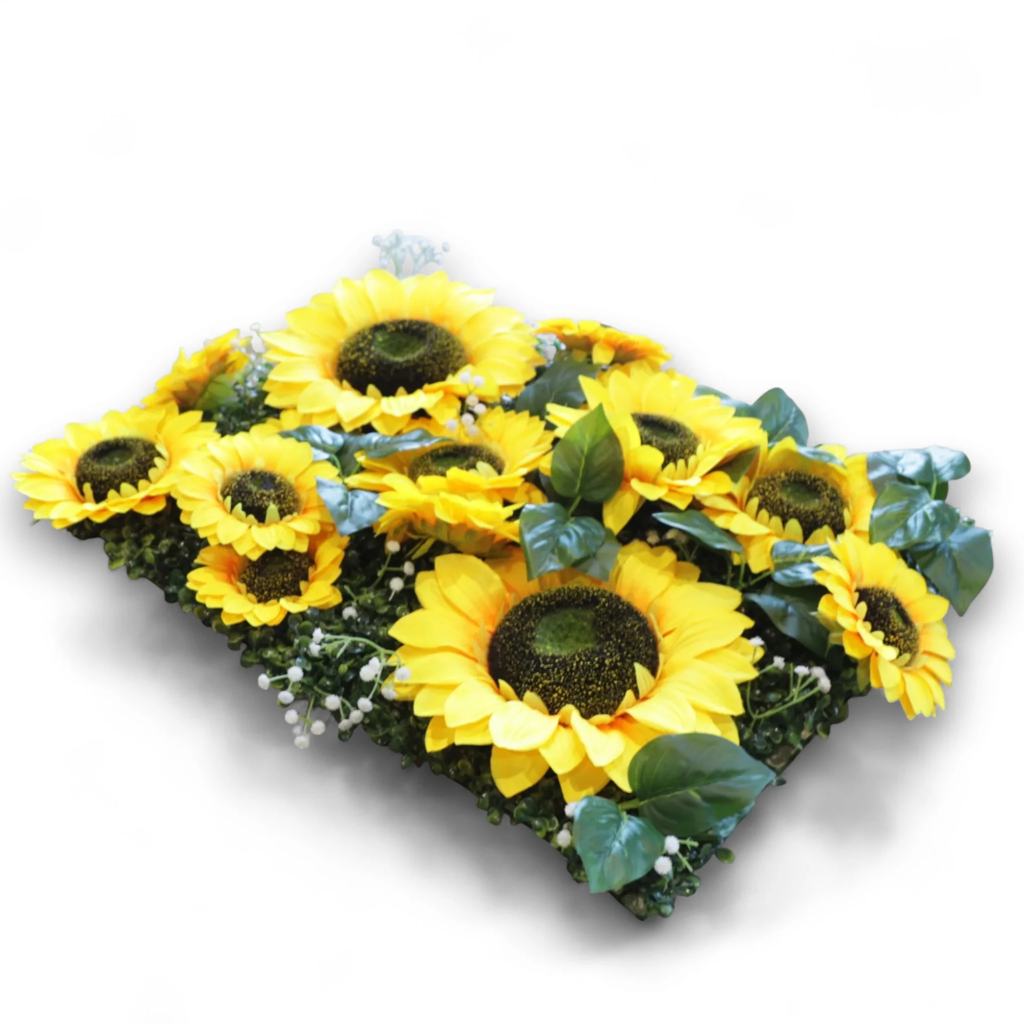 6 pcs/pk Premium Artificial Sunflower Wall Backdrop Panel 60cm x 40cm - Image 7