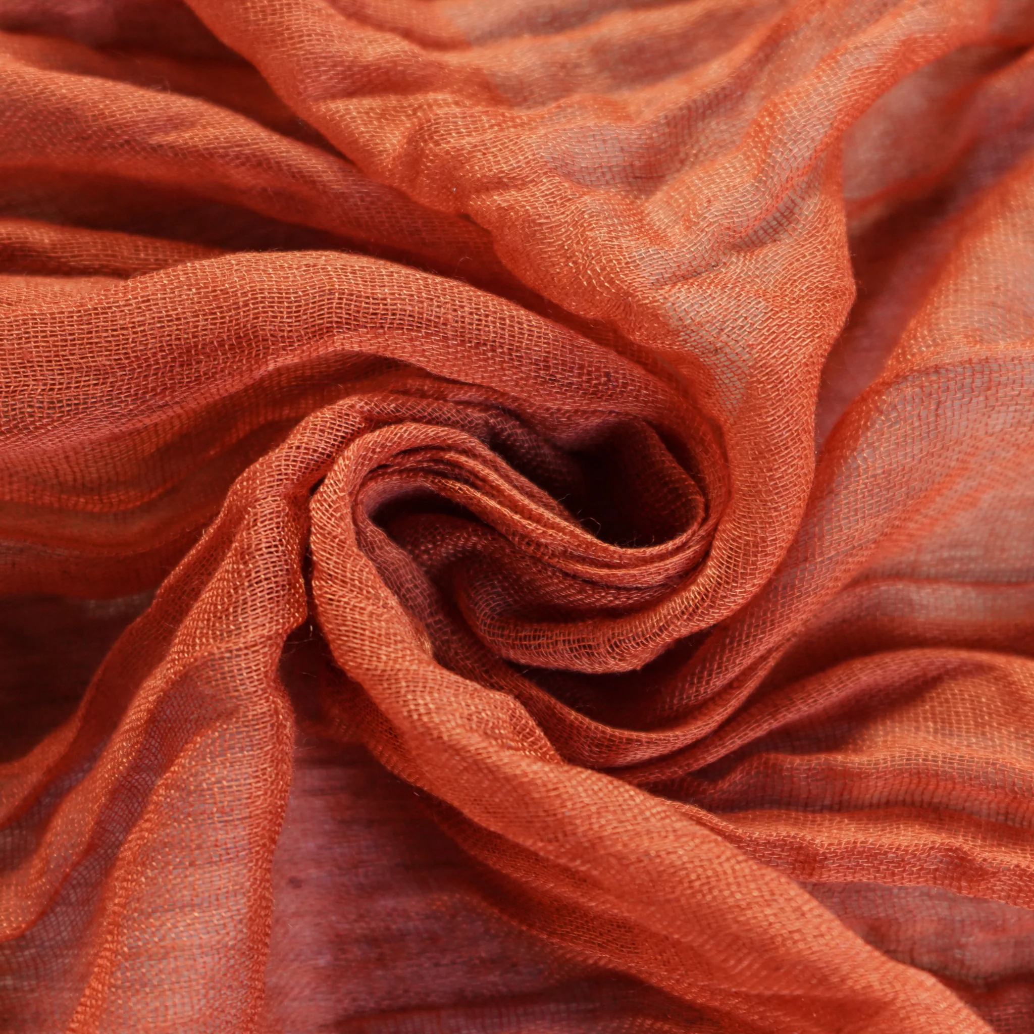 Premium Cheesecloth Table Runner 16FT x 25" - Rust - Image 7