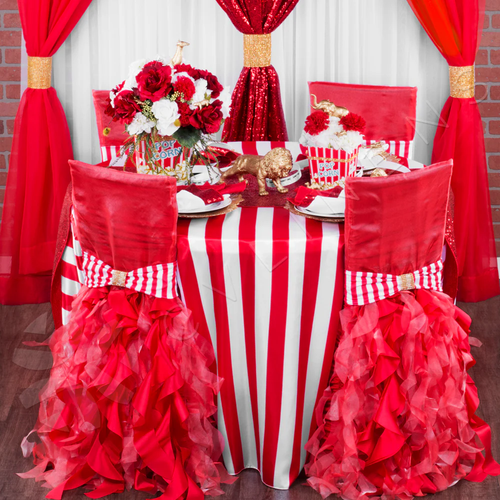Premium Polyester Napkin 19"x19" - Red - Image 5