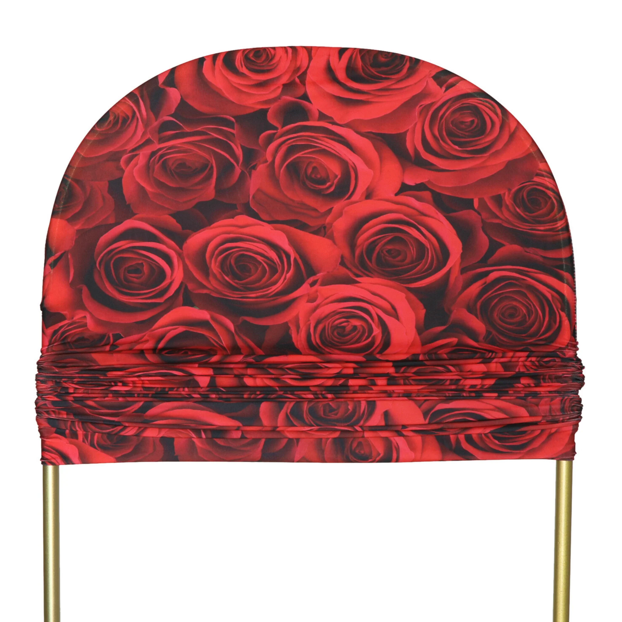 Spandex Covers for Trio Arch Frame Backdrop 3pc/set - Red Roses - Image 4
