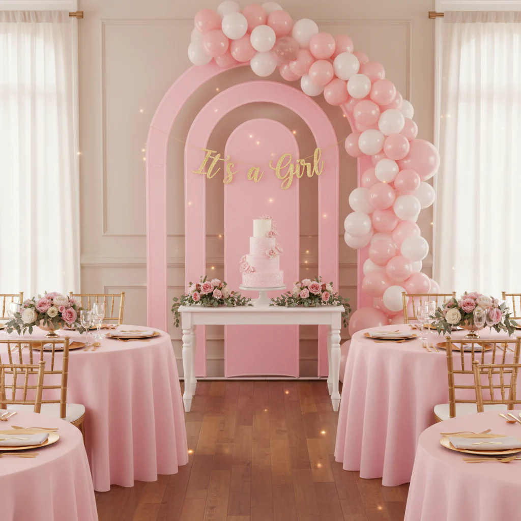 Rainbow Multi-Tier Arch Heavy Duty Backdrop Stand - Image 9