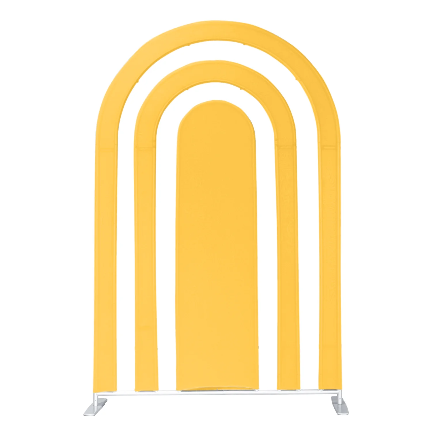 Spandex Cover for Rainbow Multi-Tier Arch (3 pc/set) - Canary Yellow
