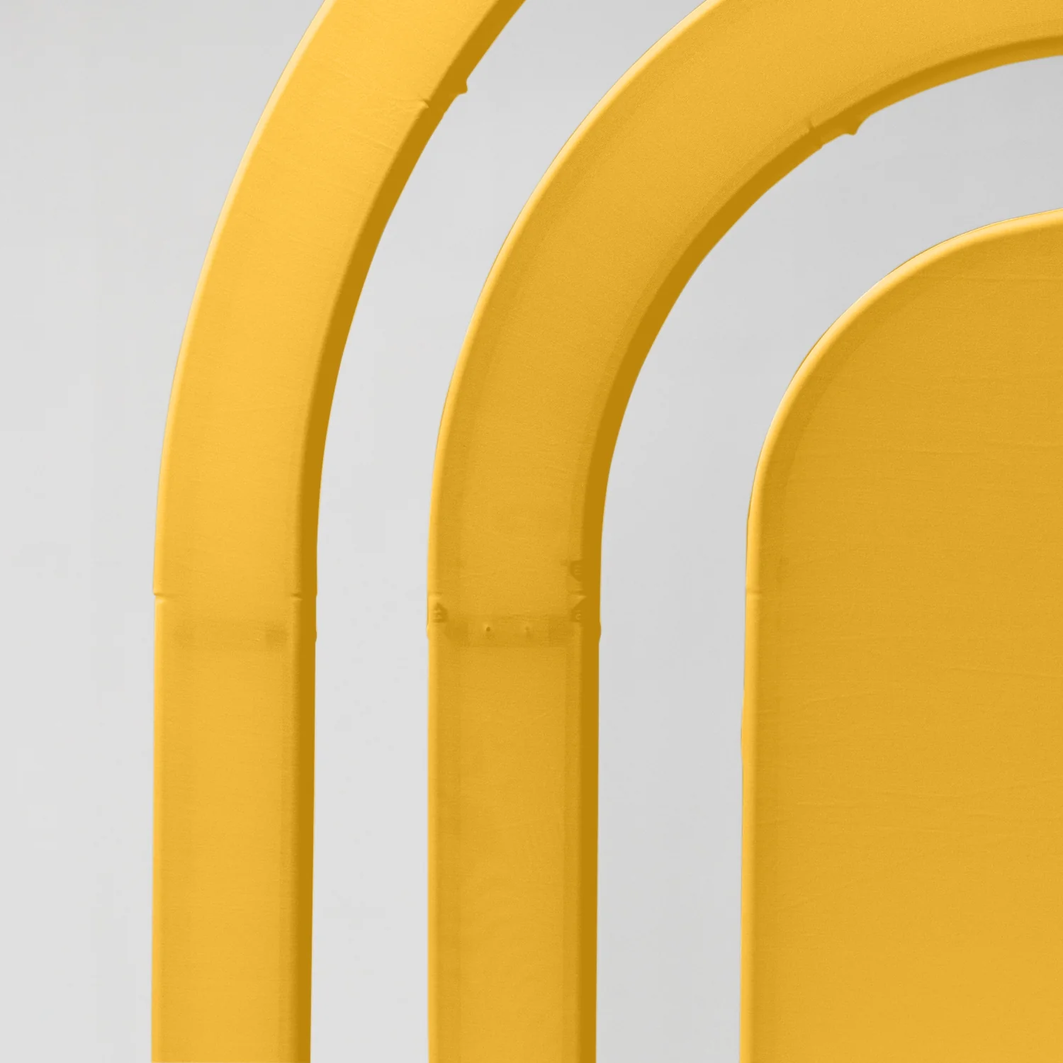 Spandex Cover for Rainbow Multi-Tier Arch (3 pc/set) - Canary Yellow - Image 2