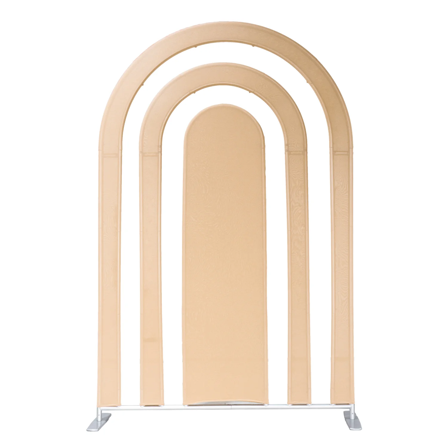 Spandex Cover for Rainbow Multi-Tier Arch (3 pc/set) - Champagne
