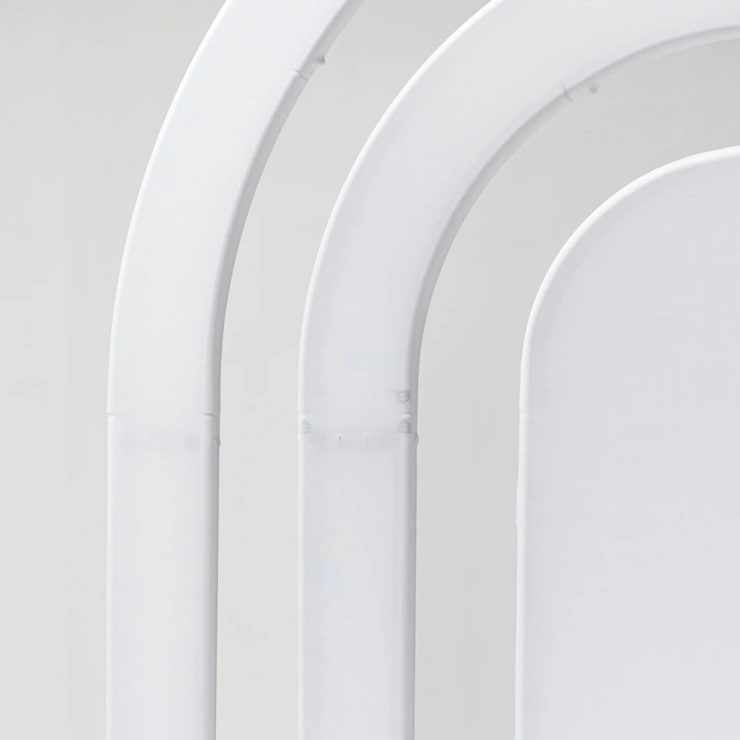 Spandex Cover for Rainbow Multi-Tier Arch (3 pc/set) - White - Image 2