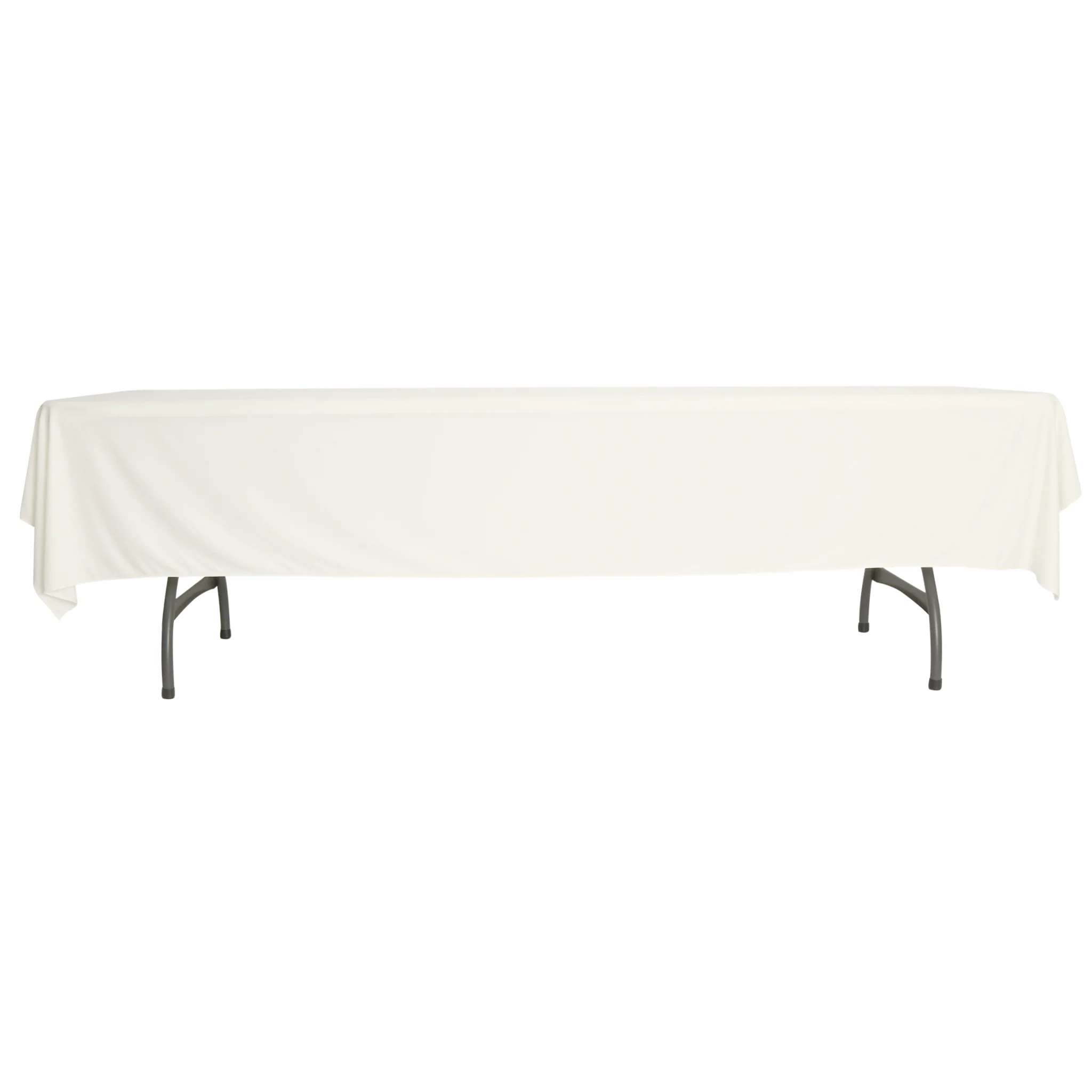 Scuba 60"x120" Rectangular Tablecloth - Ivory - Image 4