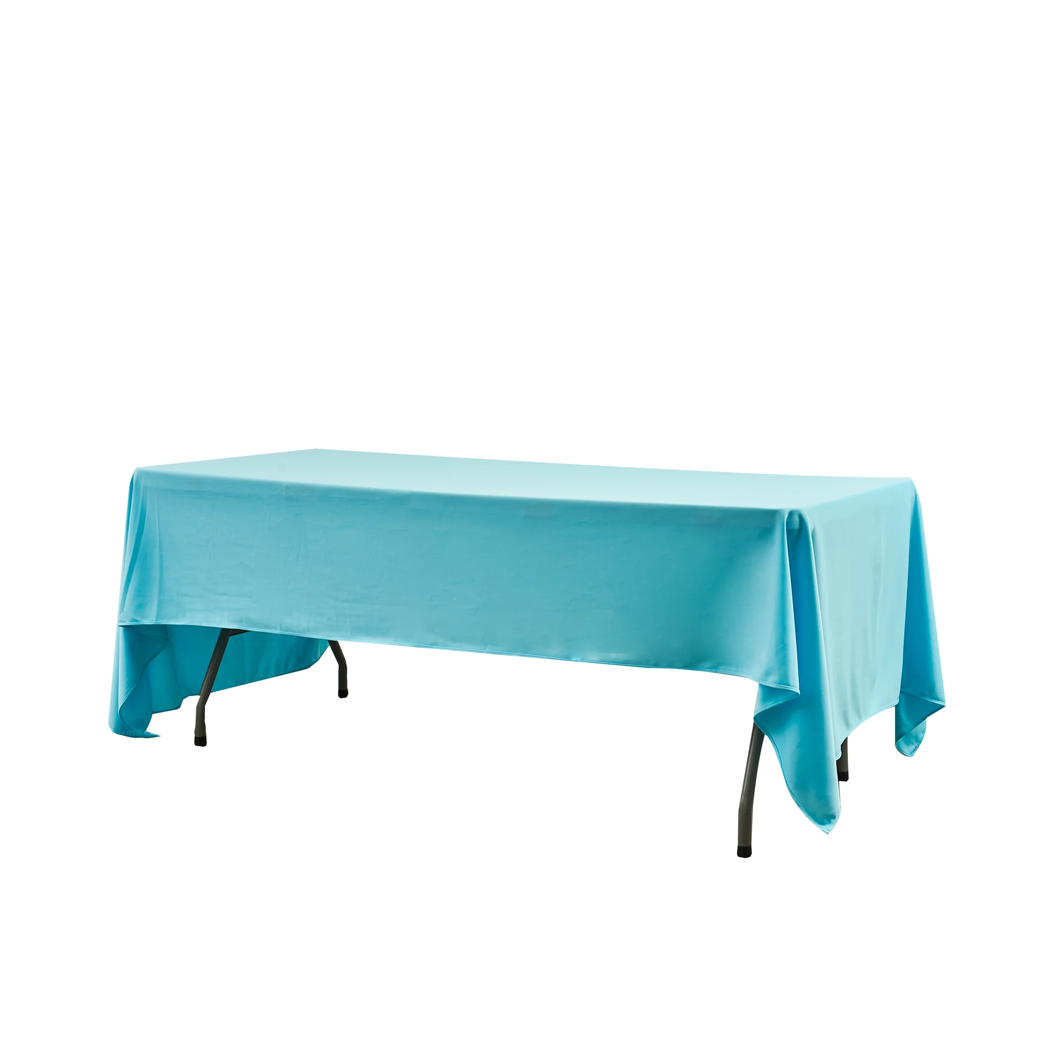 Scuba 60"x120" Rectangular Tablecloth - Turquoise - Image 2