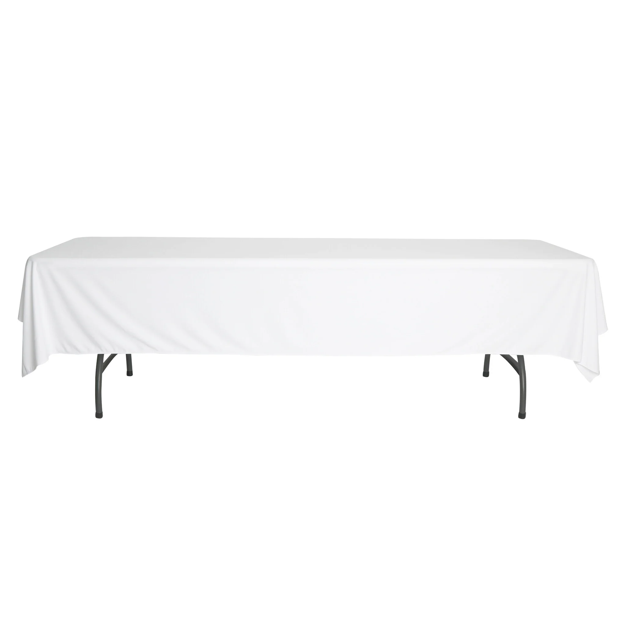 Scuba 60"x120" Rectangular Tablecloth - White - Image 5