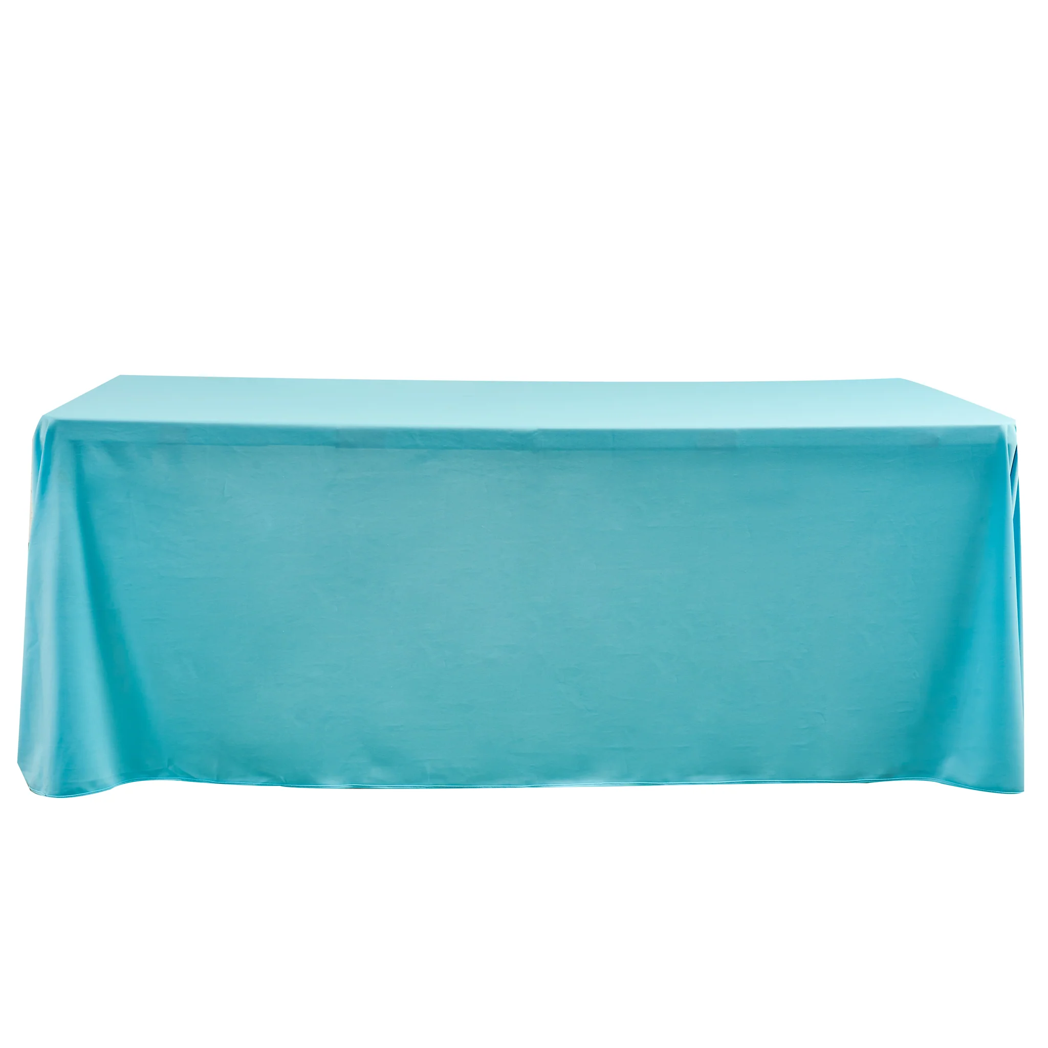 Scuba 90"x132" Rectangular Oblong Tablecloth - Turquoise