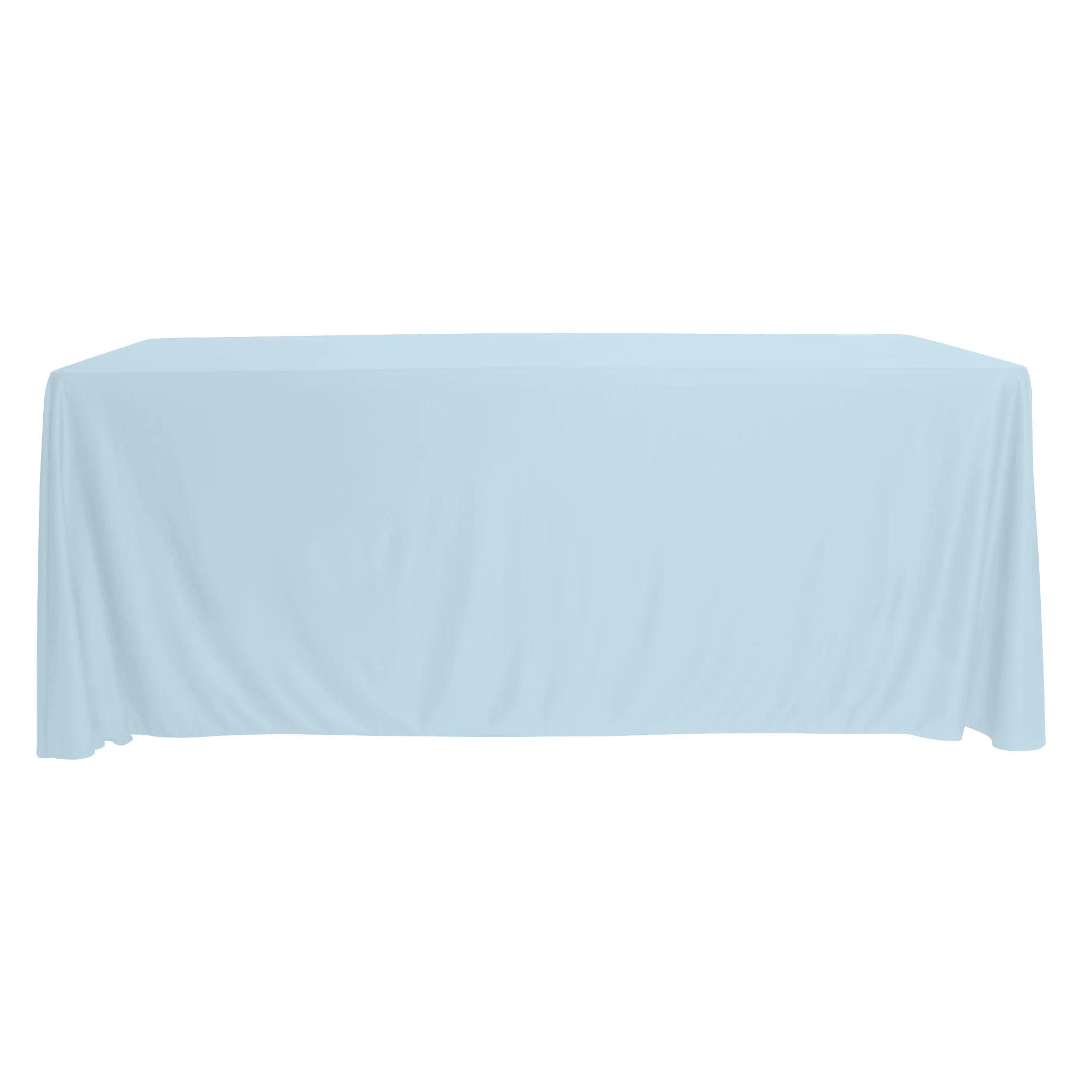 Scuba 90"x156" Rectangular Oblong Tablecloth - Dusty Blue