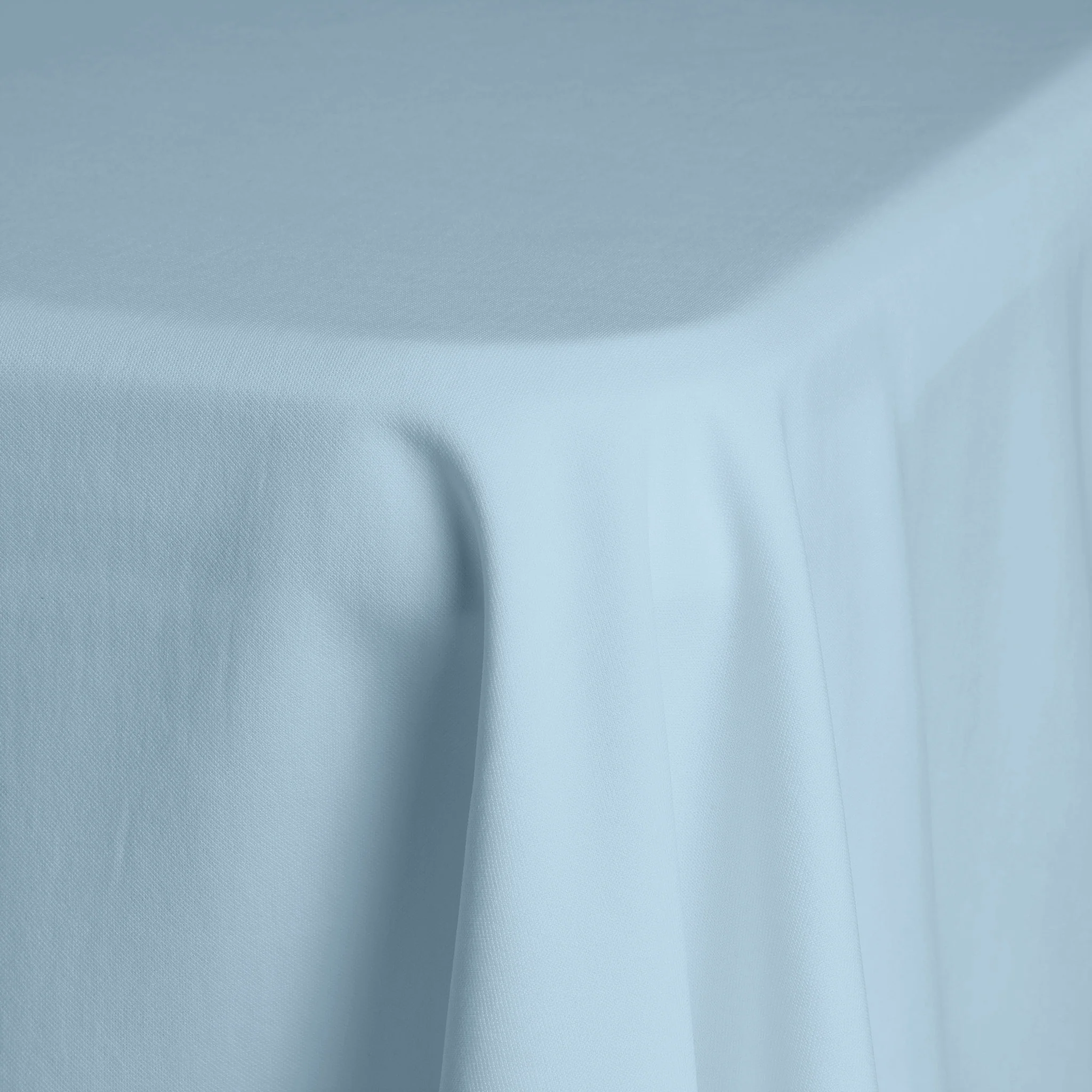 Scuba 90"x156" Rectangular Oblong Tablecloth - Dusty Blue - Image 2
