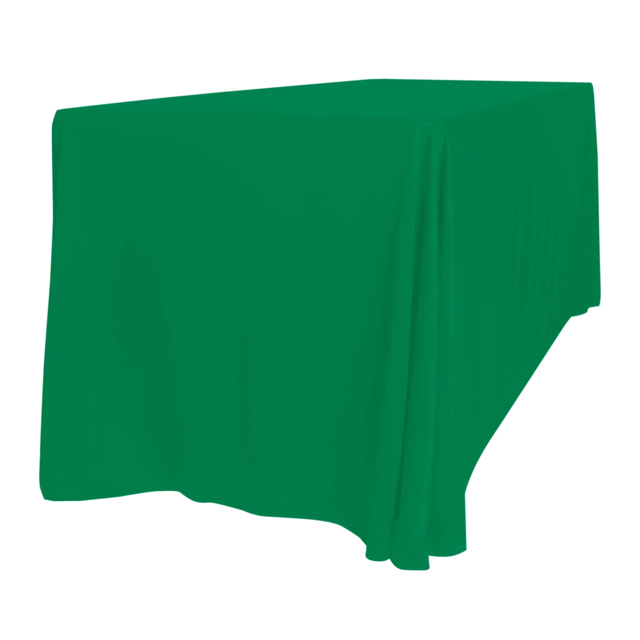 Scuba 90"x156" Rectangular Oblong Tablecloth - Emerald Green - Image 3