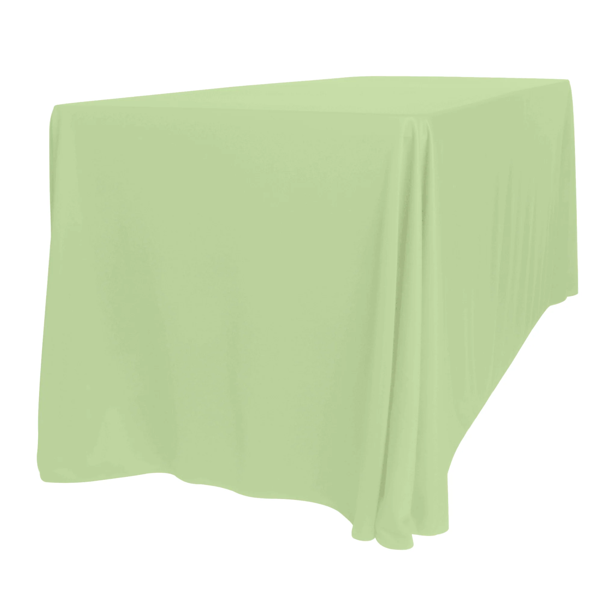 Scuba 90"x156" Rectangular Oblong Tablecloth - Sage Green - Image 3