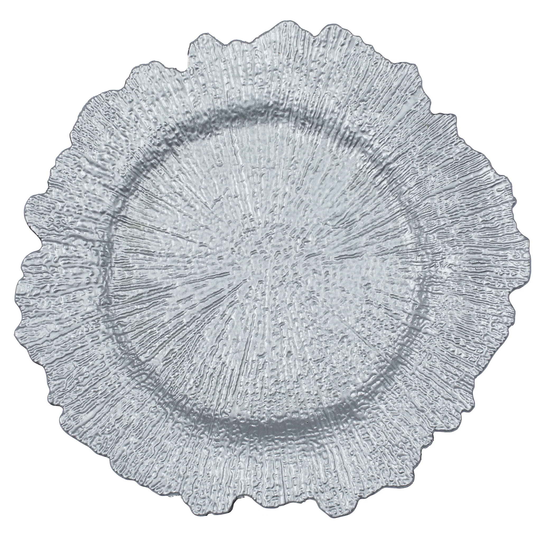 Reef Acrylic Charger Plate - Silver - Image 4