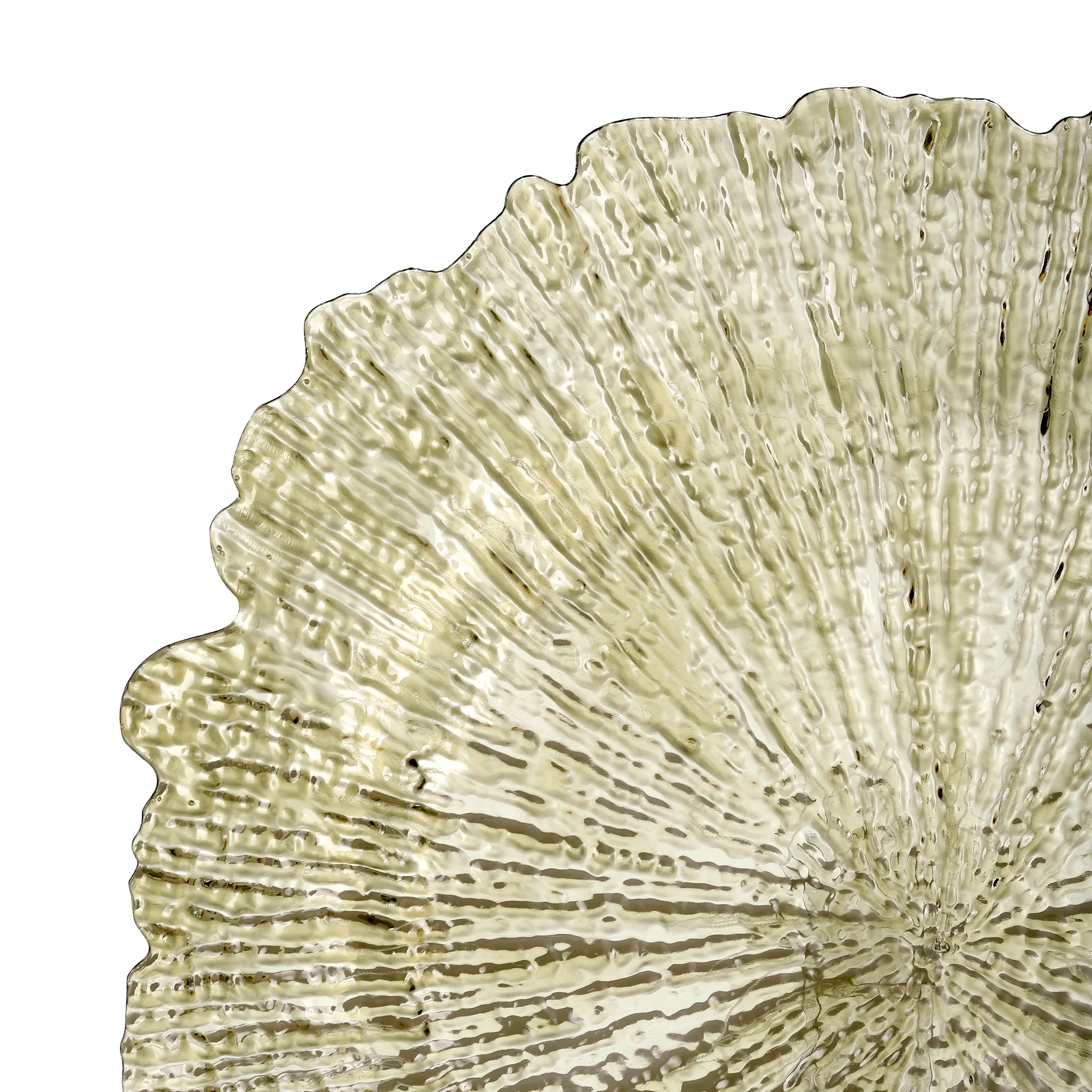 Transparent Reef Plastic Charger Plate - Olive Green - Image 4