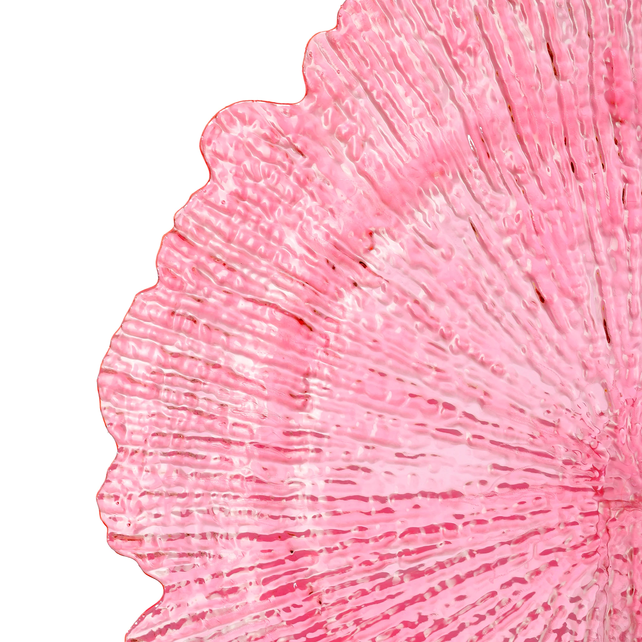 Transparent Reef Plastic Charger Plate - Pink - Image 4