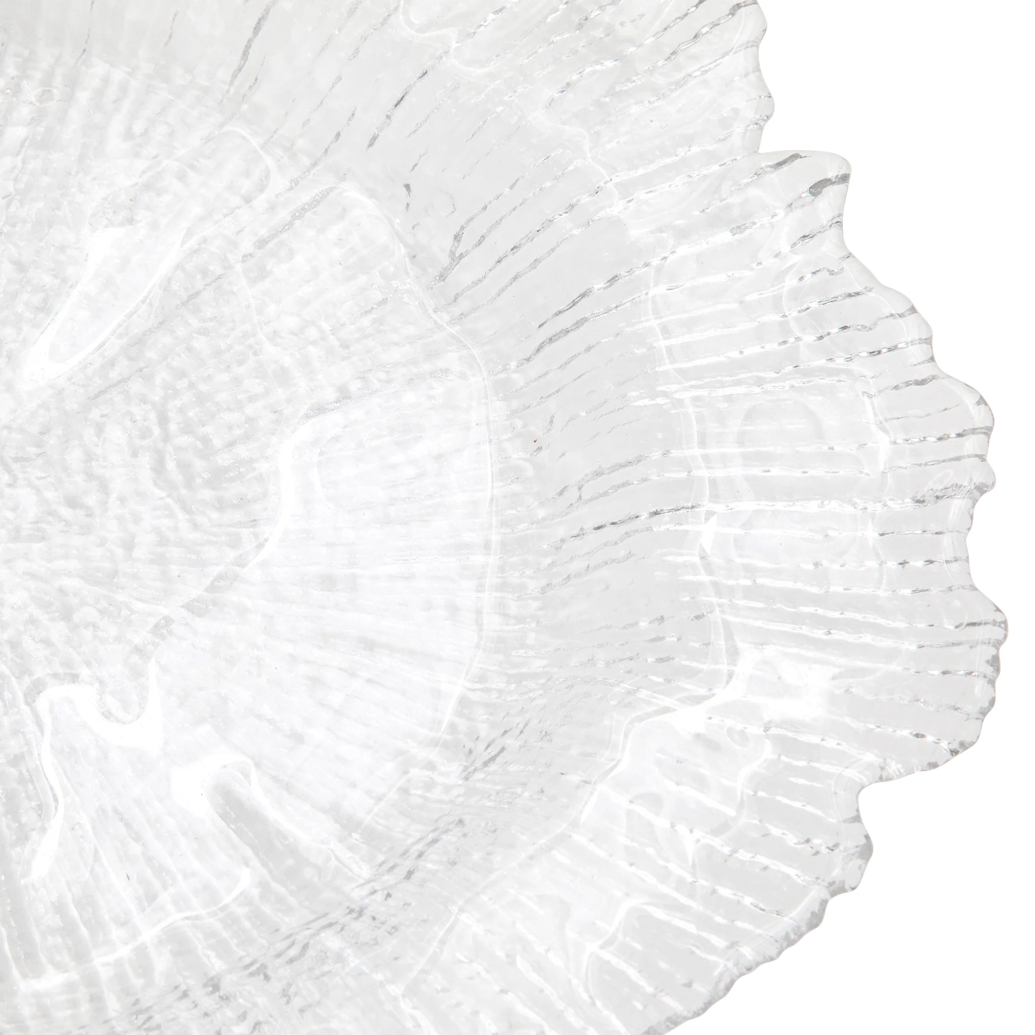 Glass Reef Charger Plate - Clear - Image 3