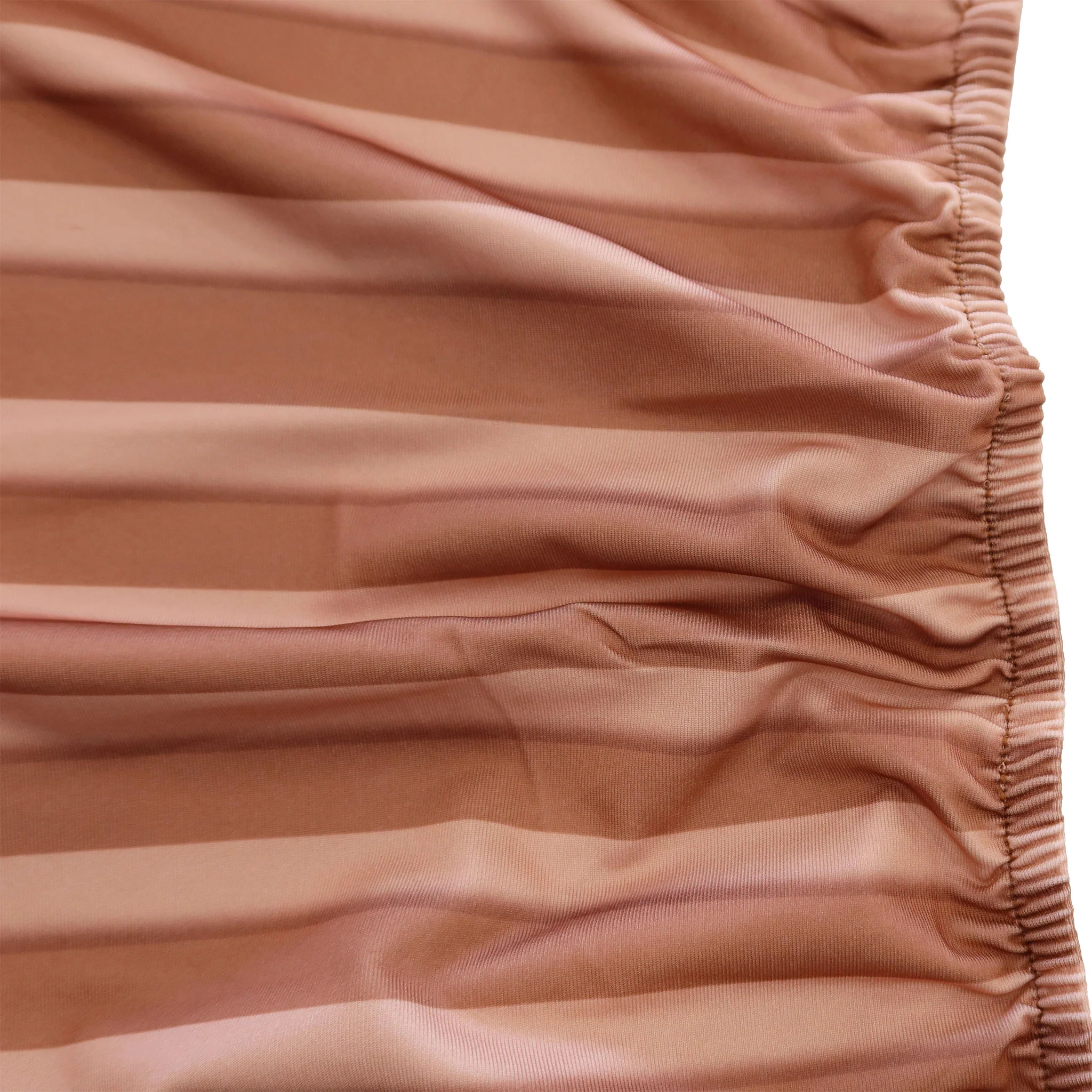 Ripple Spandex Covers for Trio Arch 4 pc - Mocha Brown - Image 2