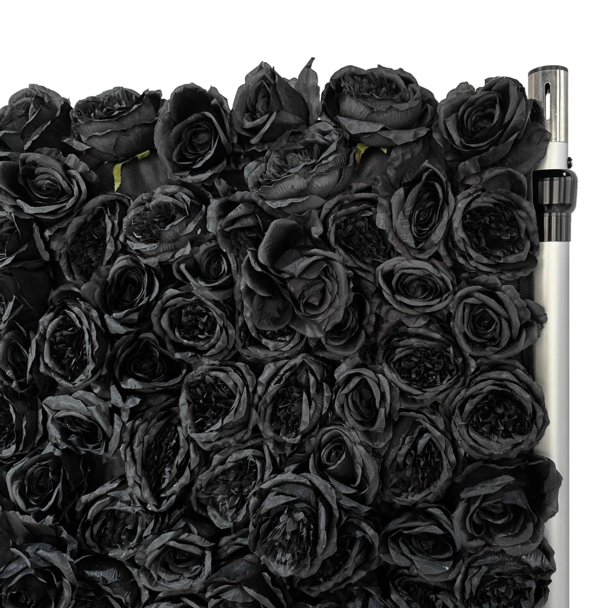 Roll Up Flower Wall Backdrop 8ft x 4ft - Black - Image 2