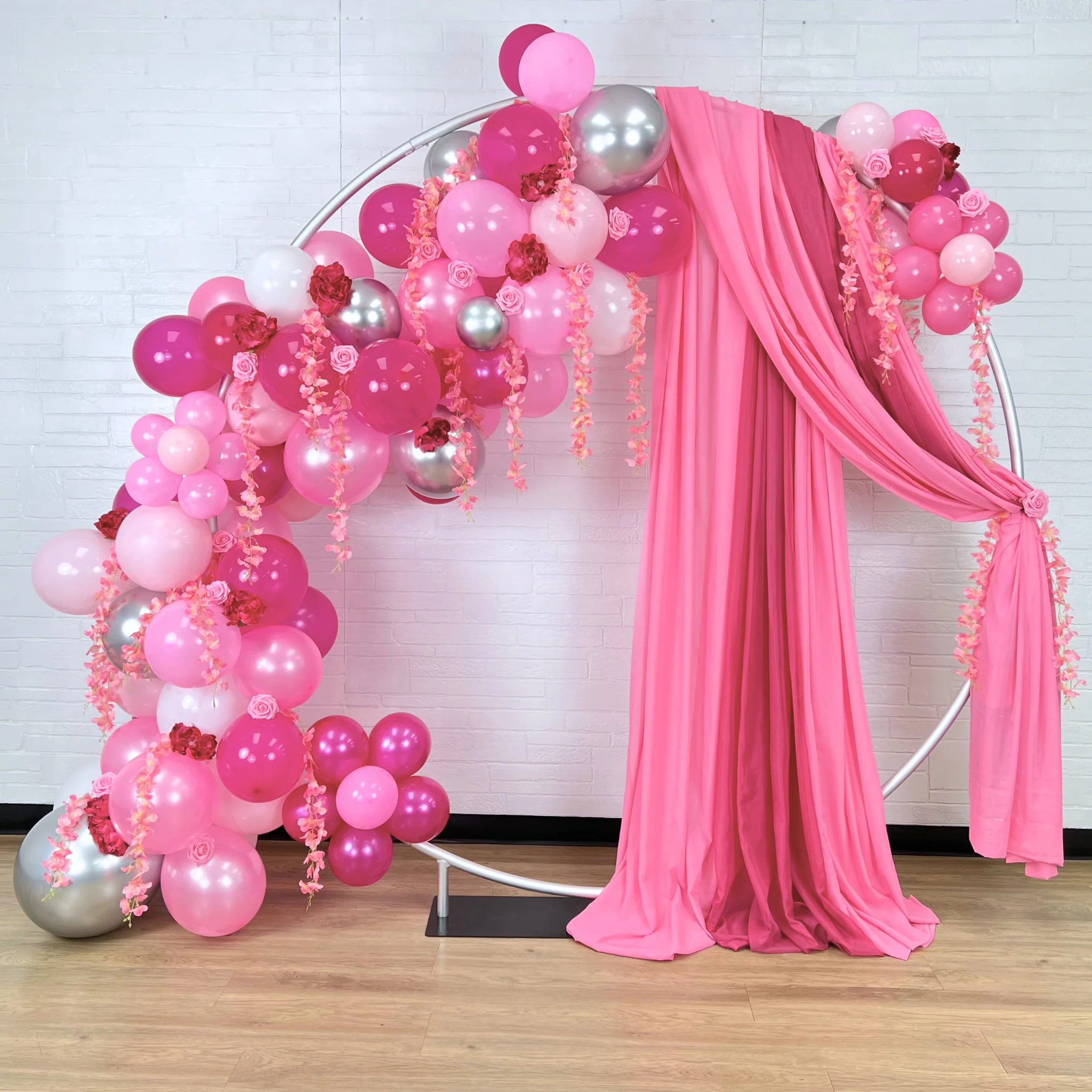 Heavy Duty 7ft Round Arch Backdrop Stand - Image 3