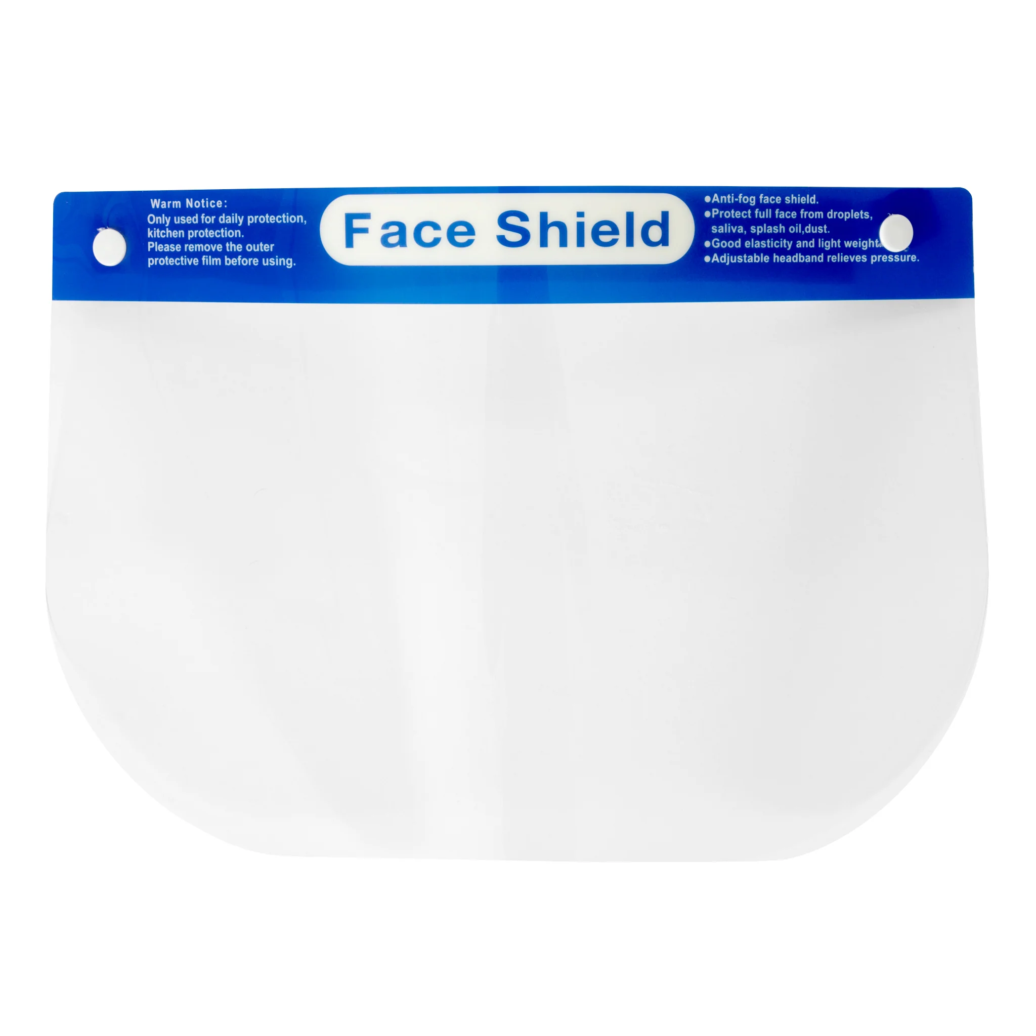Safety Face Shield Visor Anti-Fog (10 count) - Image 3