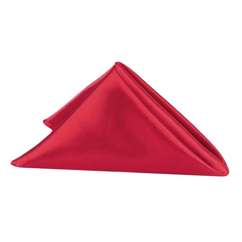 Satin Napkin 20"x20" - Apple Red