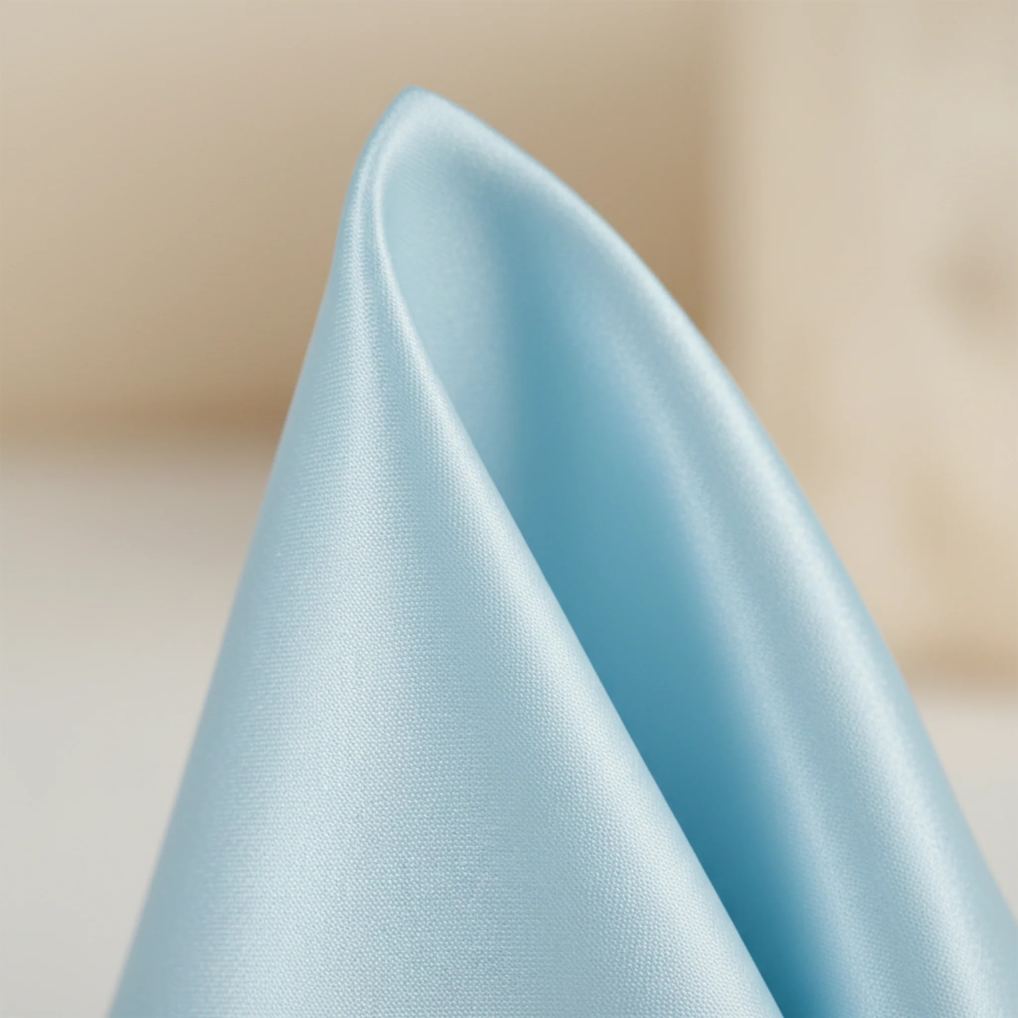 Satin Napkin 20"x20" - Baby Blue - Image 2