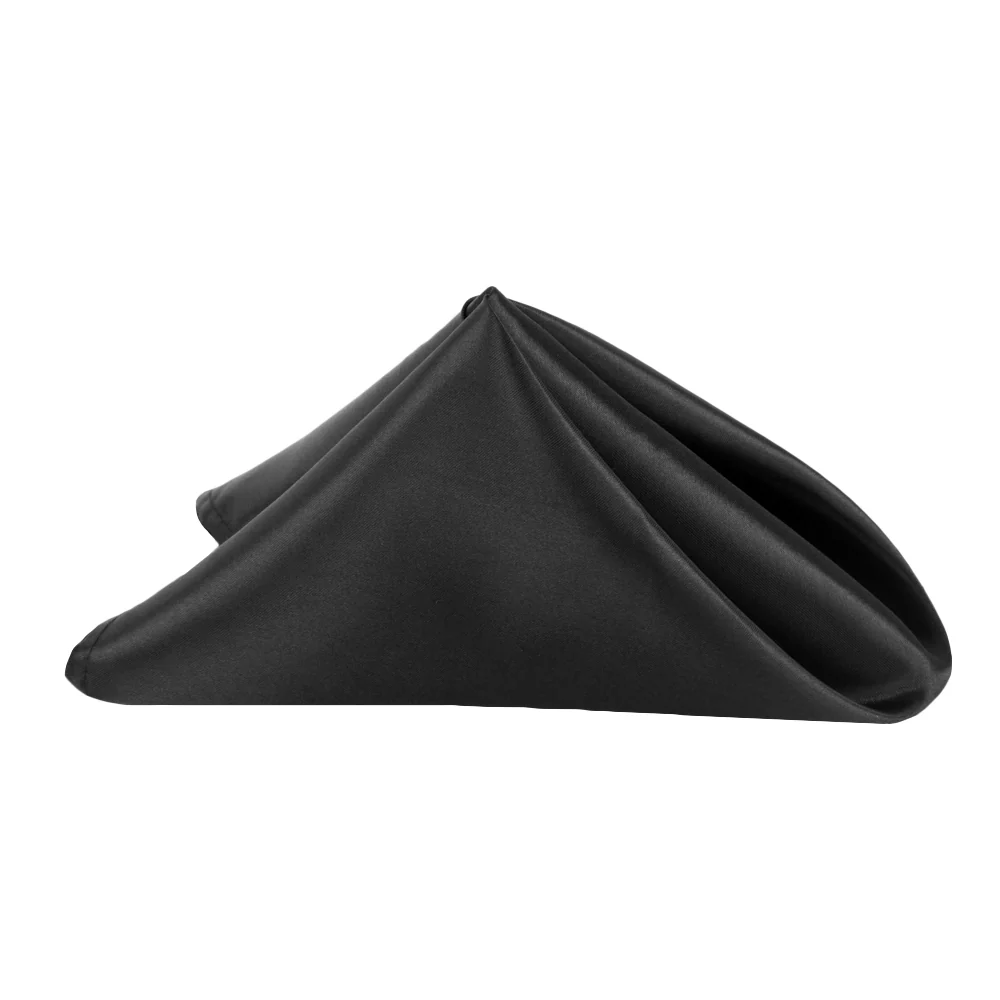 Satin Napkin 20"x20" - Black