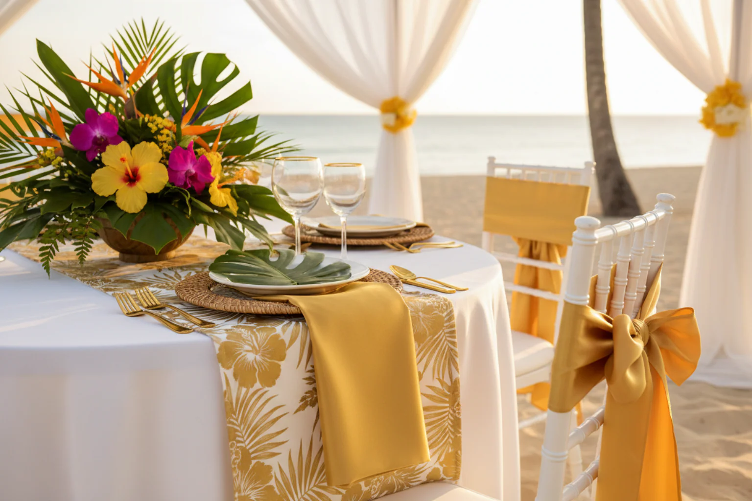 Satin Napkin 20"x20" - Bright Gold - Image 2