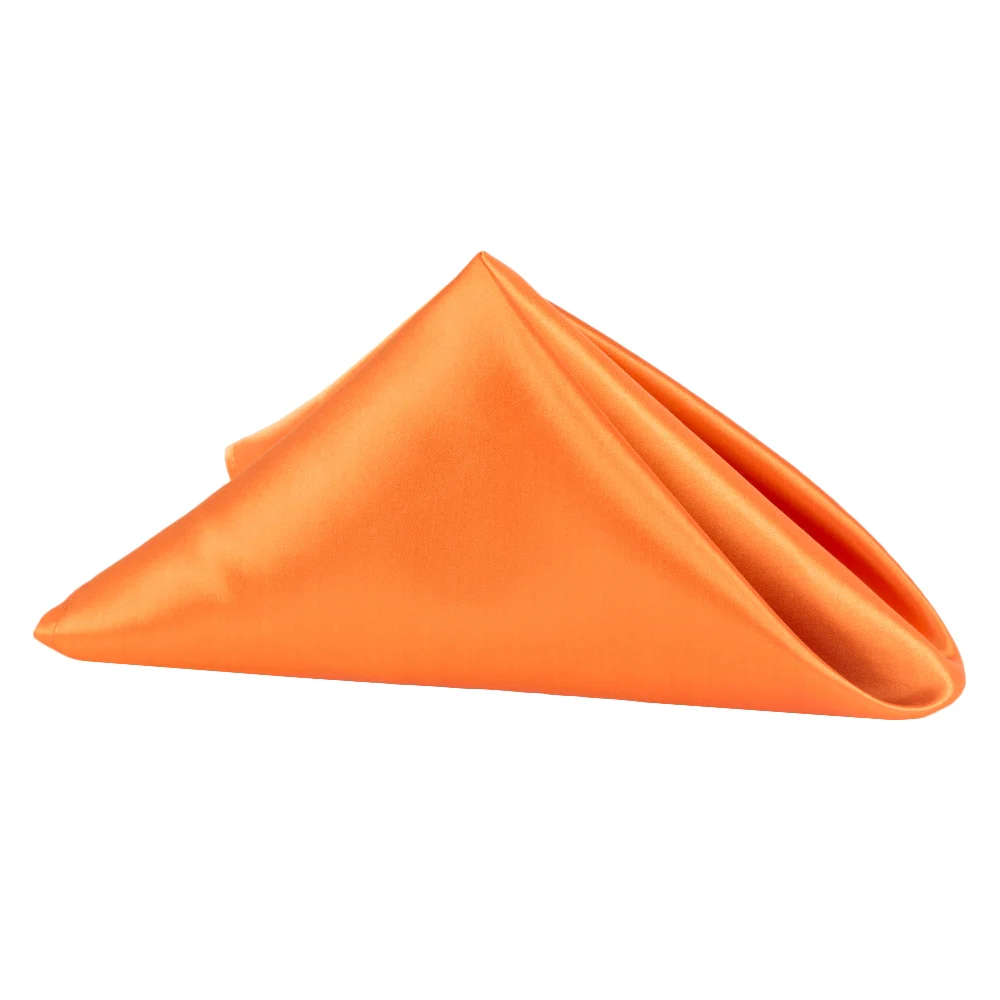 Satin Napkin 20"x20" - Burnt Orange