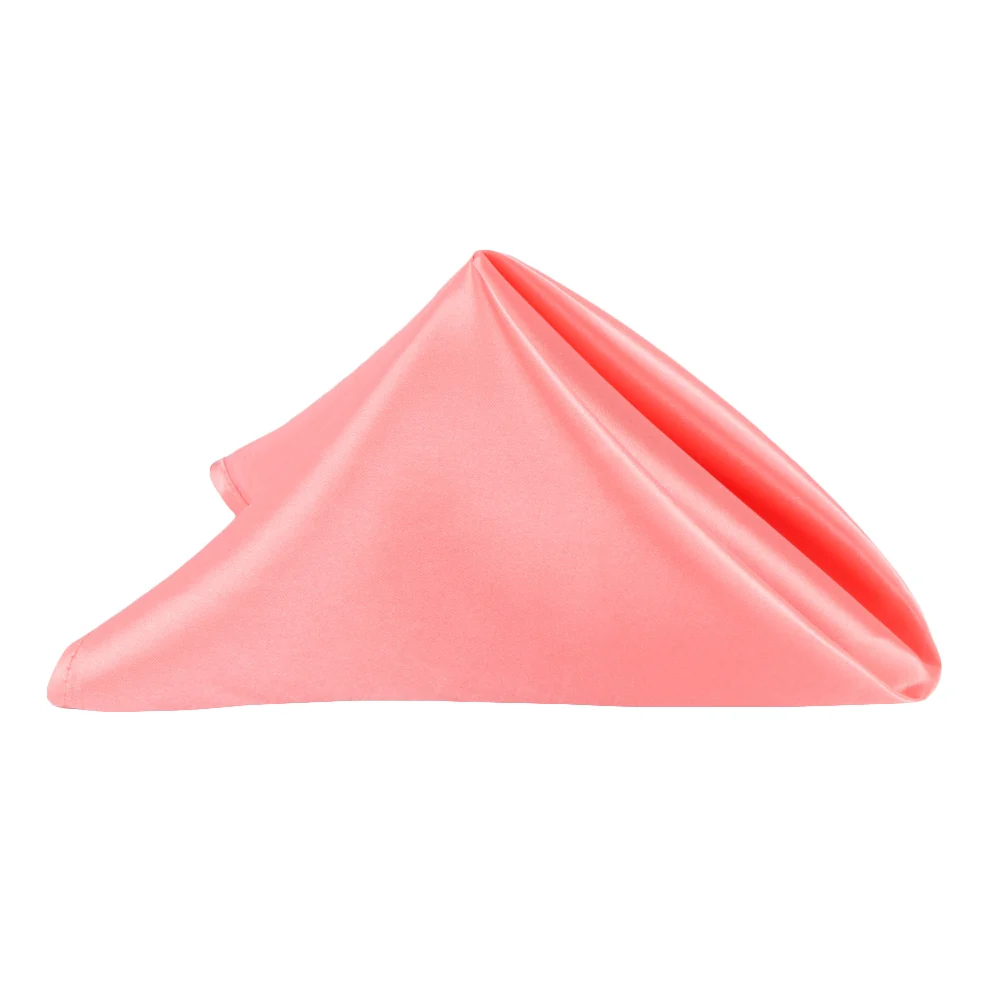 Satin Napkin 20"x20" - Coral