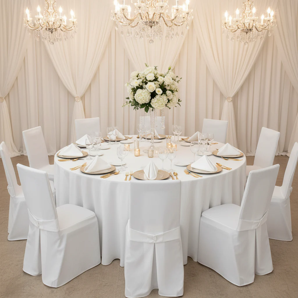 Satin Napkin 20"x20" - Ivory - Image 4