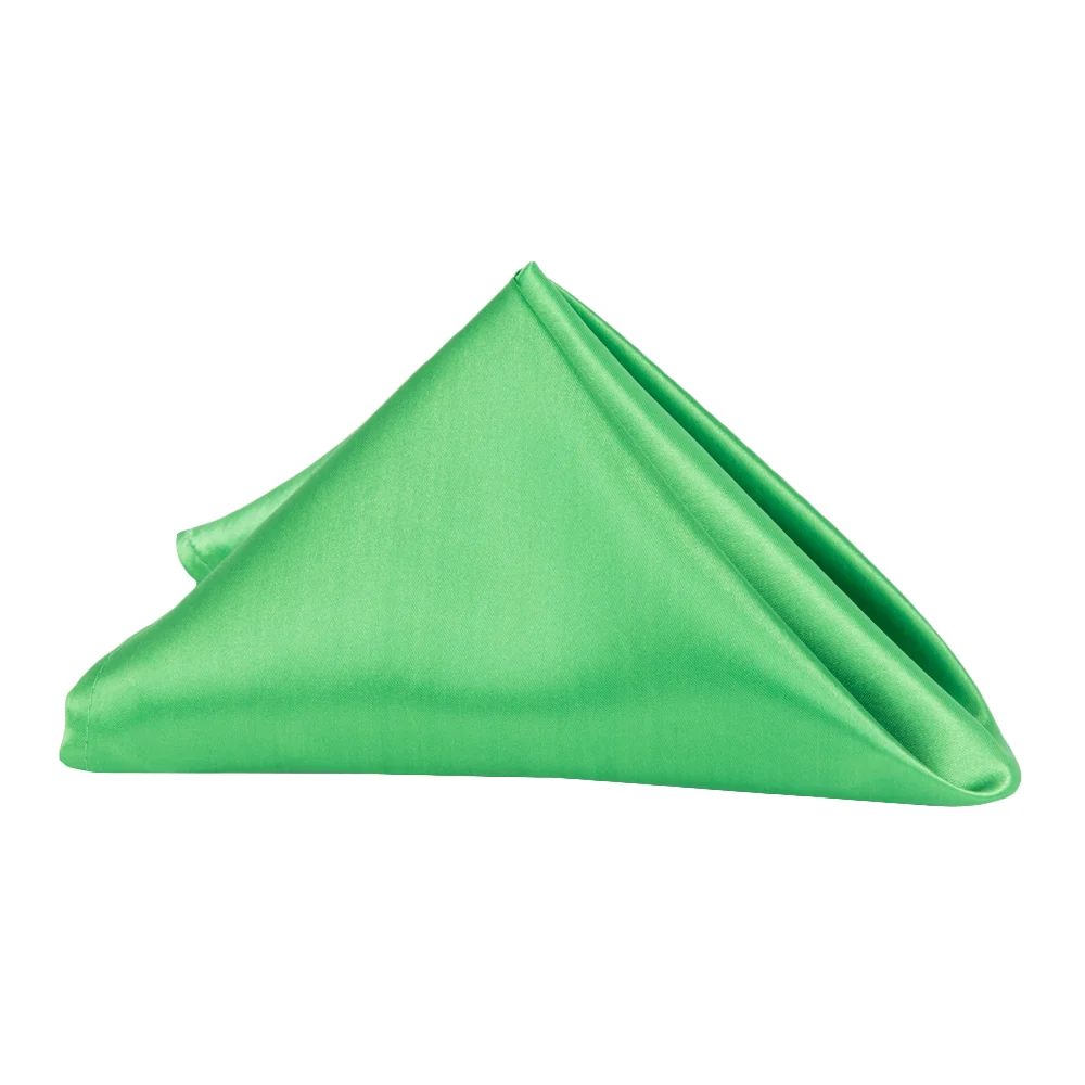 Satin Napkin 20"x20" - Kelly Green